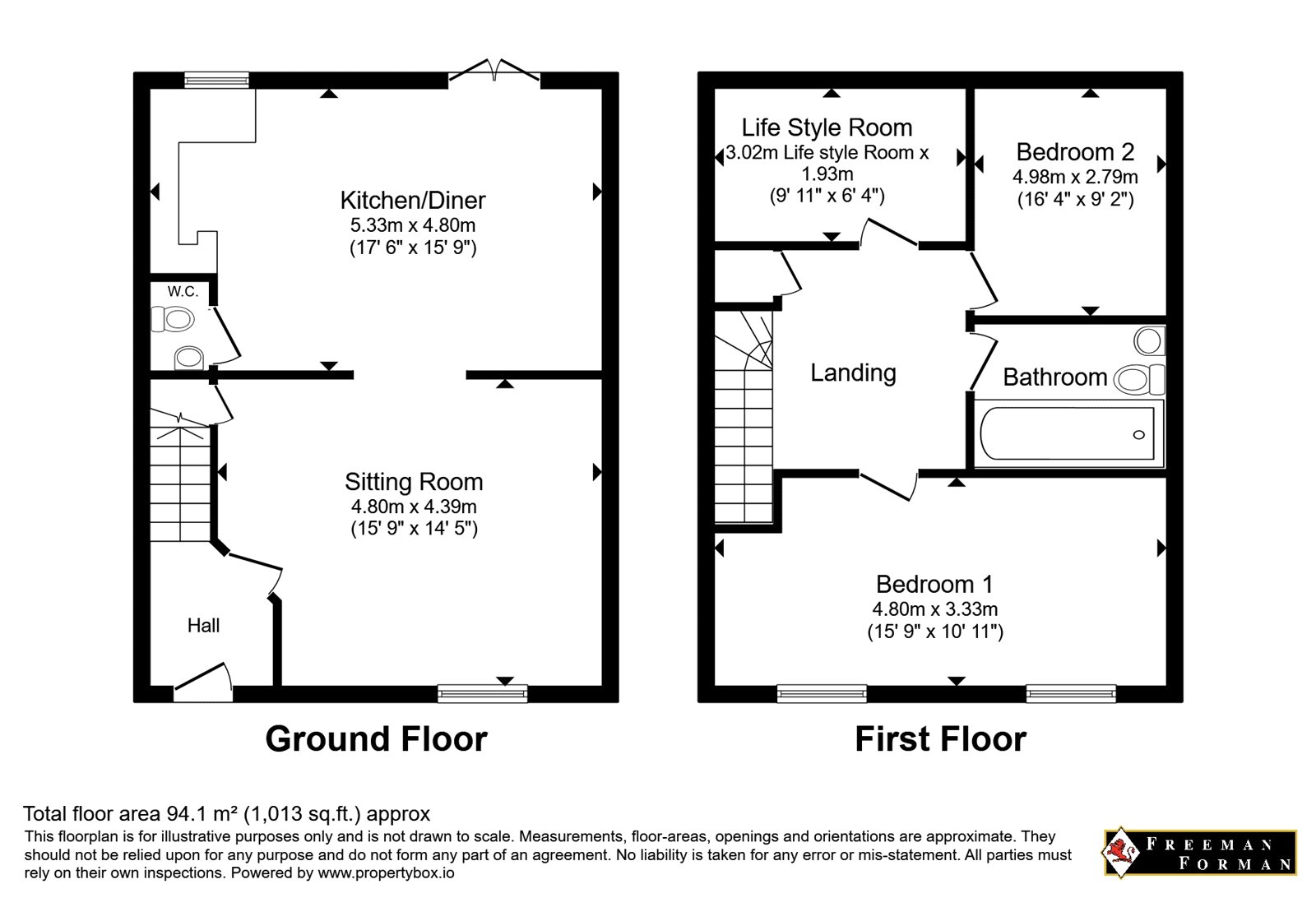 ++2 Bedroom 25%++,, The Broyle, East Sussex floorplan