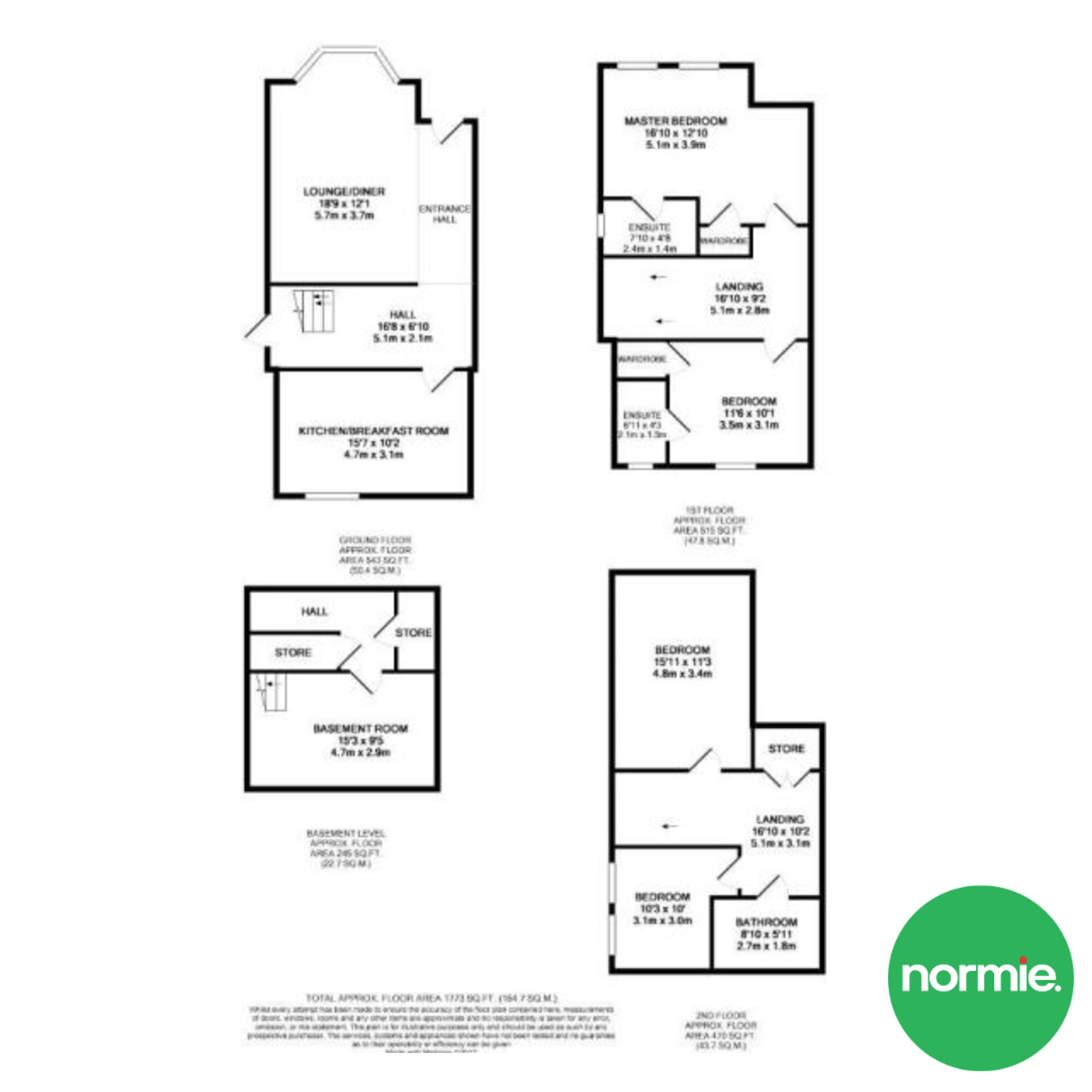 4A The Drive, Salford floorplan