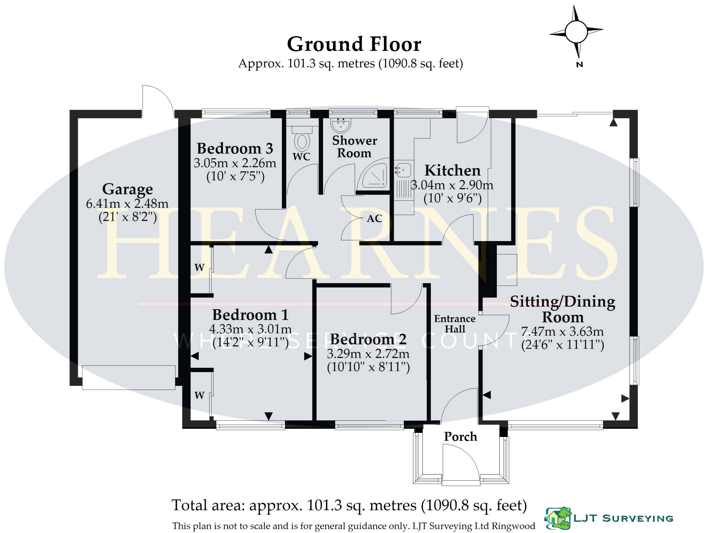 2, Olivers Way, Colehill floorplan