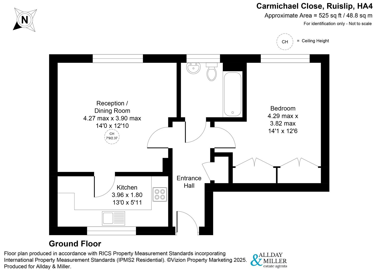 20, Carmichael Close, Ruislip floorplan