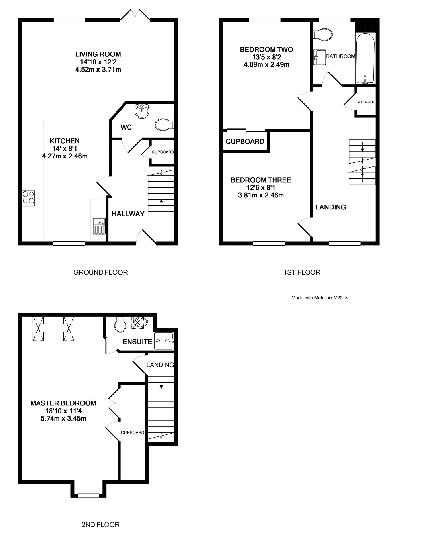 3 Bedrooms Terraced house for sale in Bullfinch Rise, Bracknell, Berkshire RG12