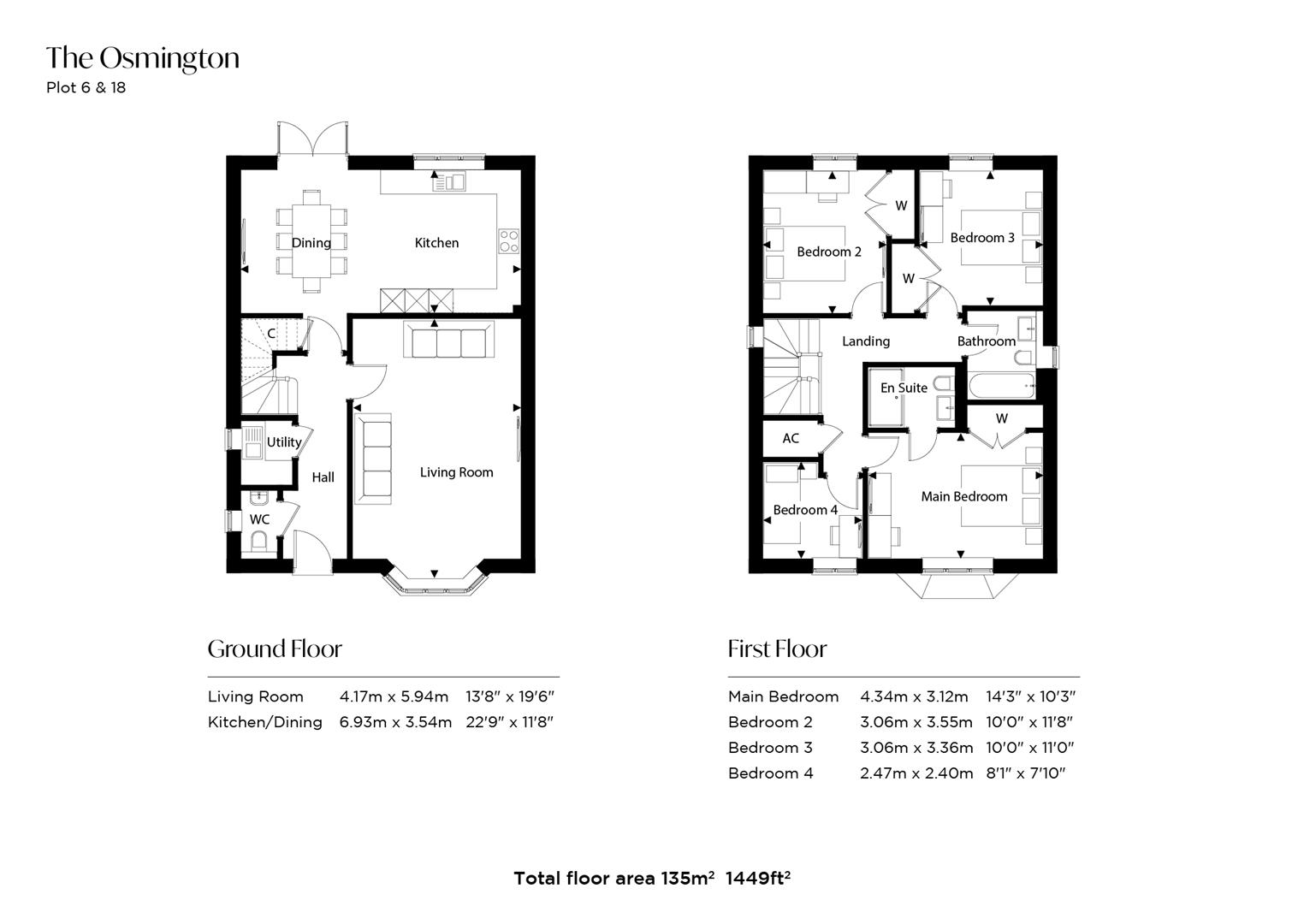 Plot 6, The Osmington, Fiddleford Ridge, Sturminster Newton floorplan