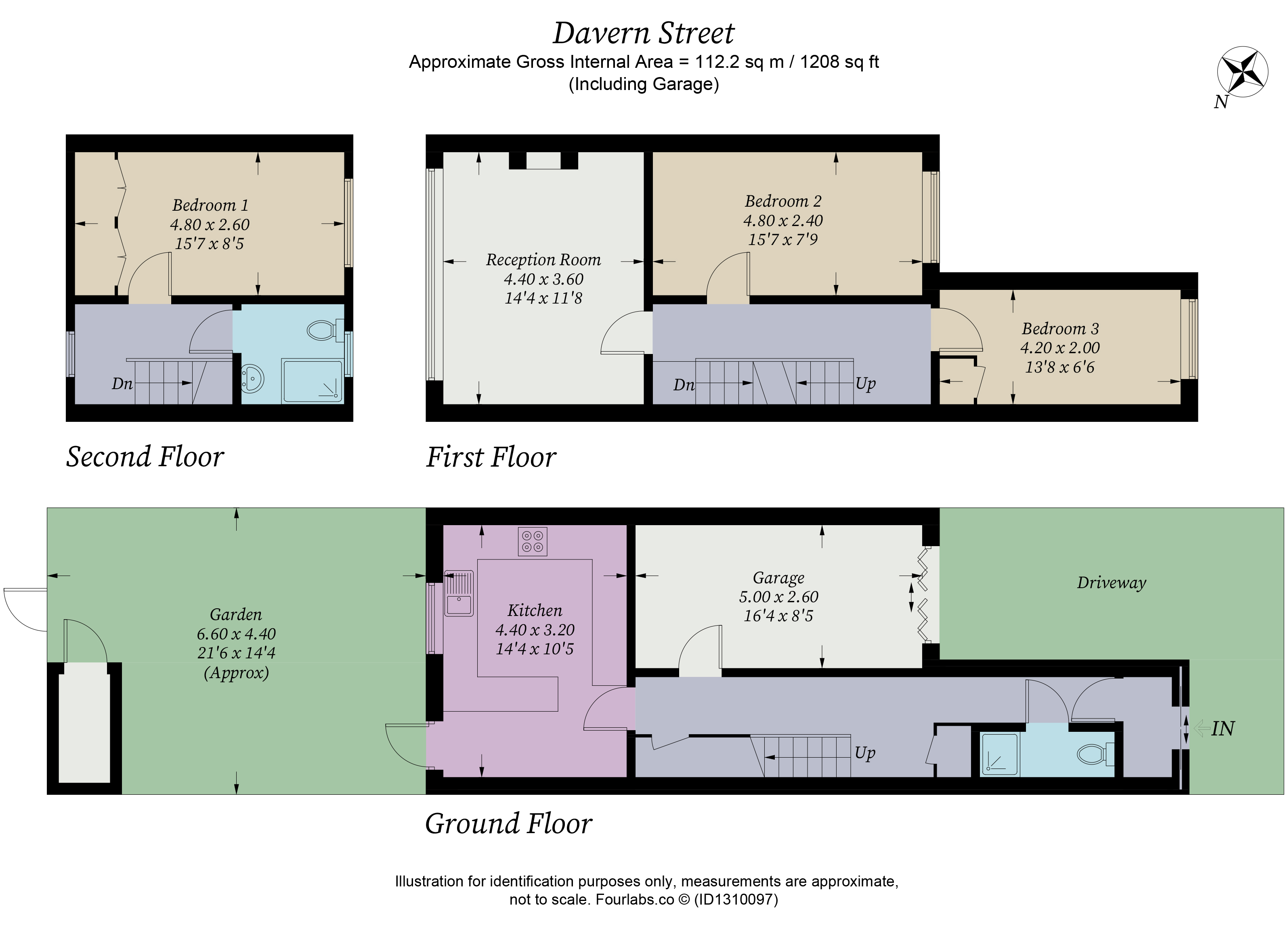 2, Davern Close, London floorplan