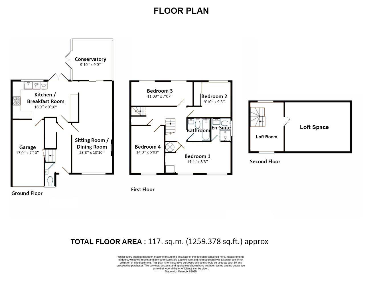 5, Martlet Close, Melksham floorplan