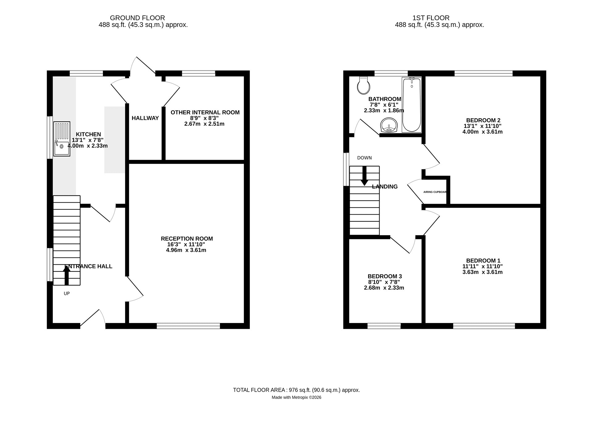 61, Nelson Drive, Devon floorplan