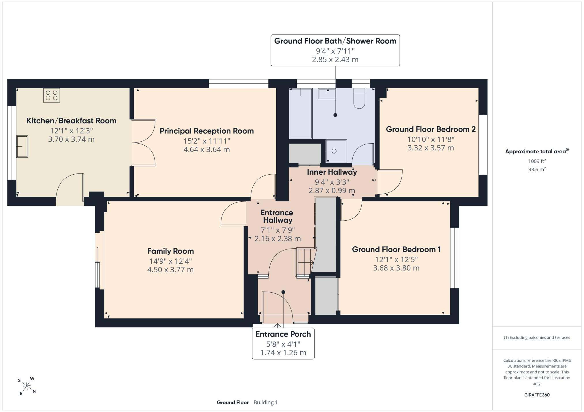 40, Dan-y-Graig, Pantmawr floorplan