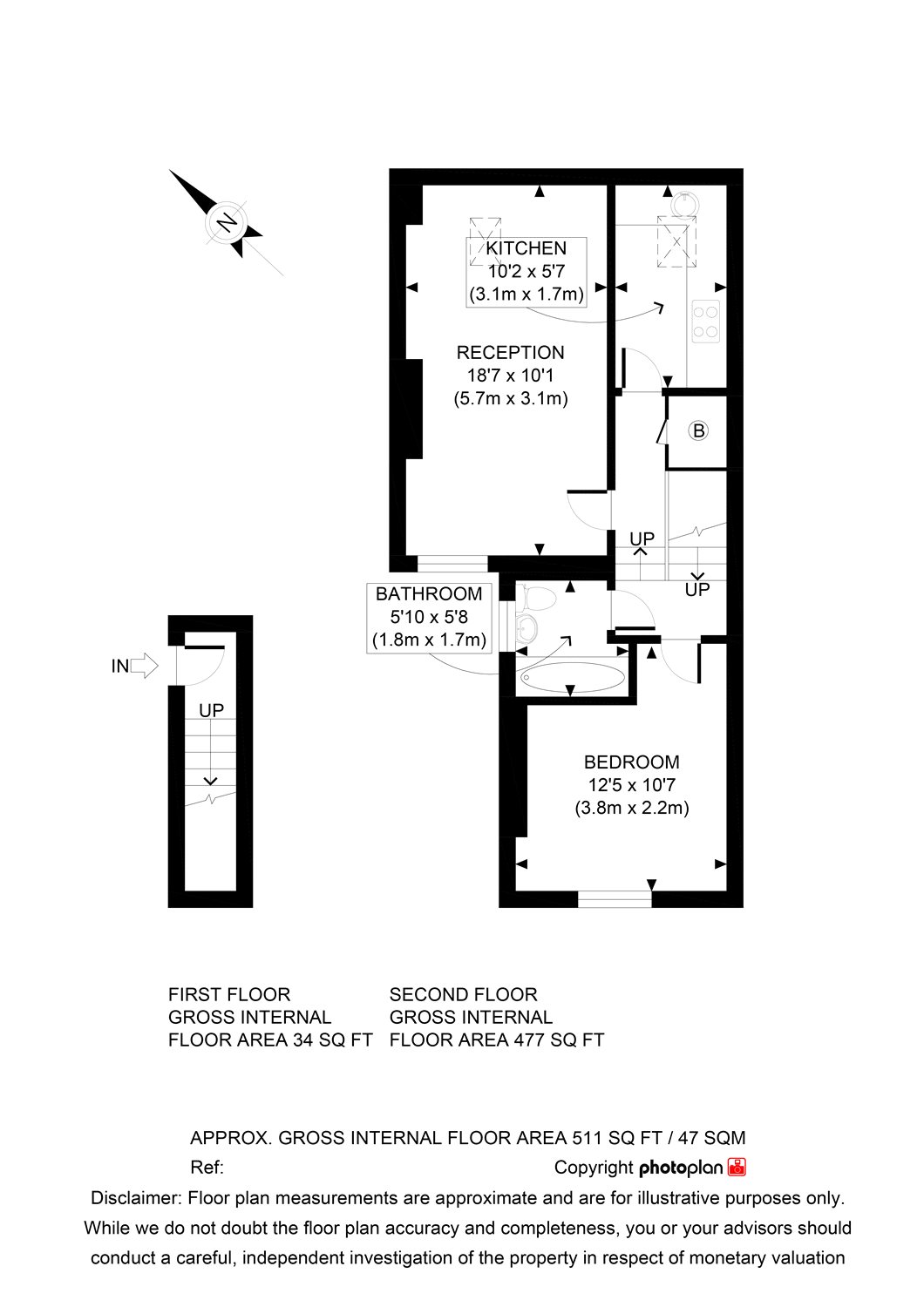 1 Bedrooms Flat to rent in Rathcoole Gardens, Crouch End, London N8