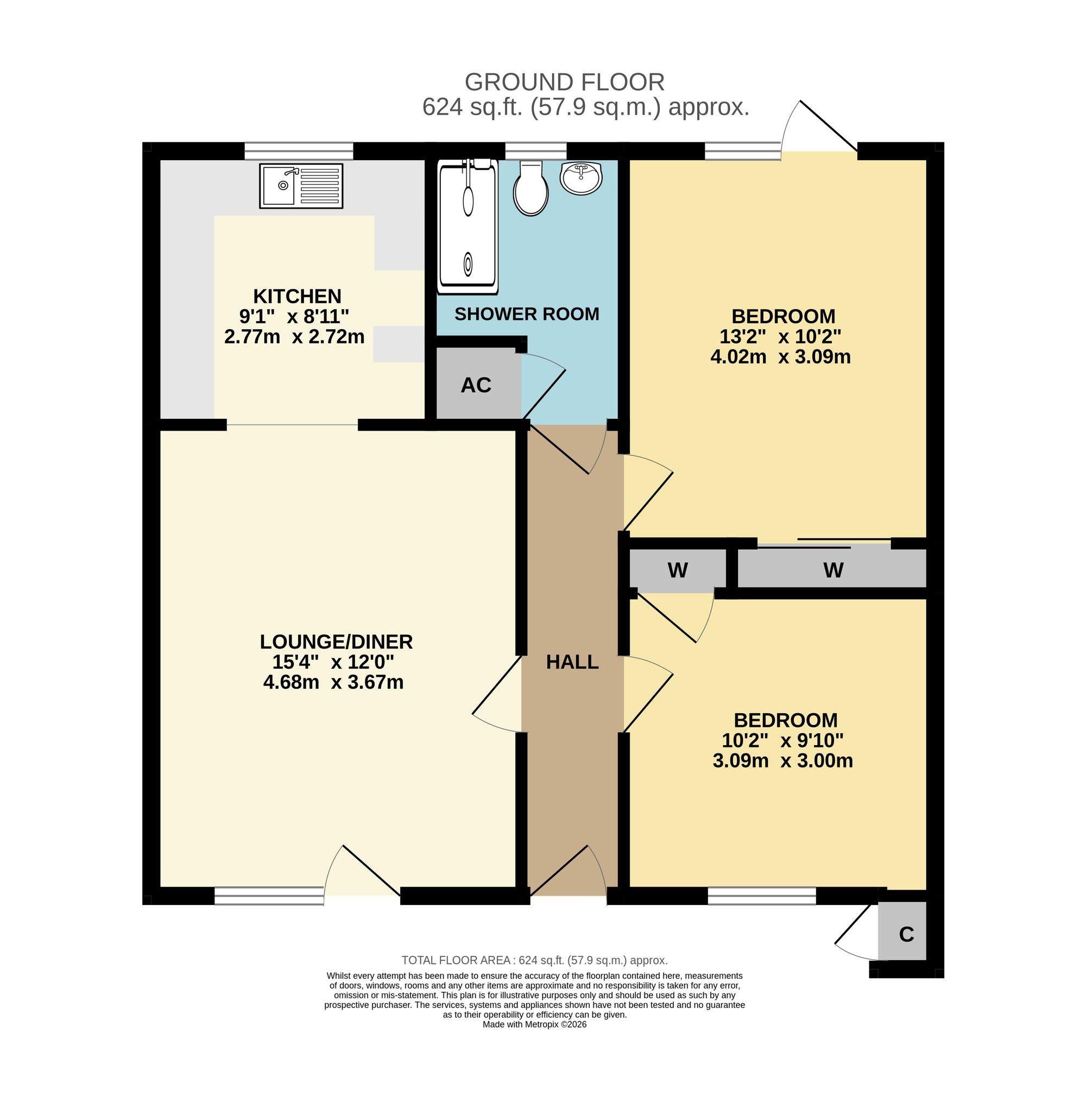 38 Lincoln Court Sharon Road, Southampton floorplan