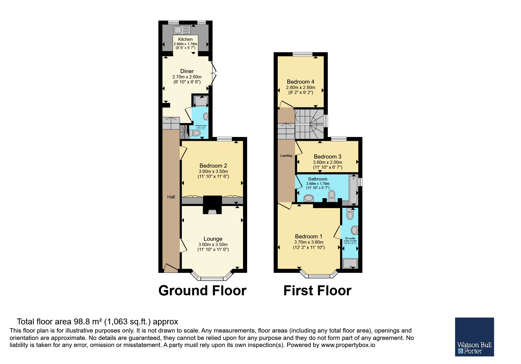 43, Bernard Road, Isle of Wight floorplan