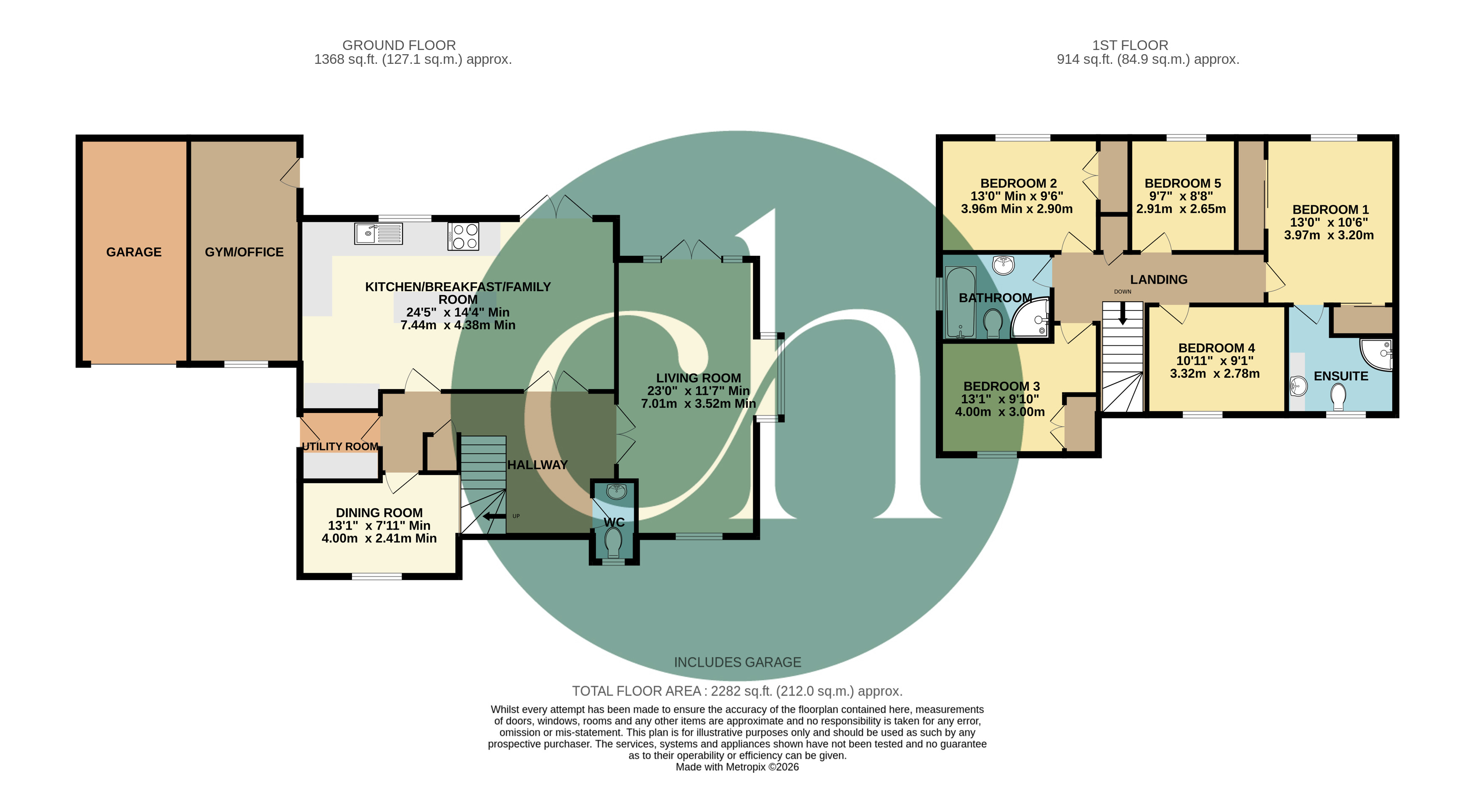 15, Lyall Close, Swindon floorplan