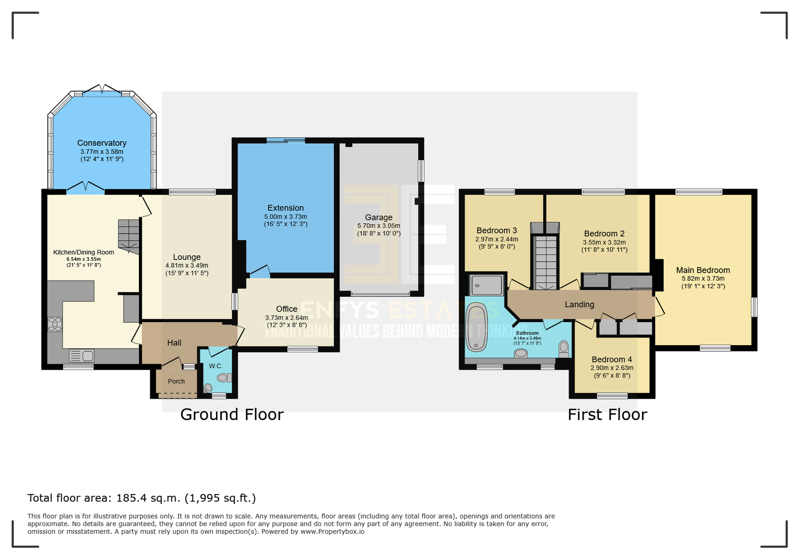 36, Lon Celynnen, Rhyl floorplan