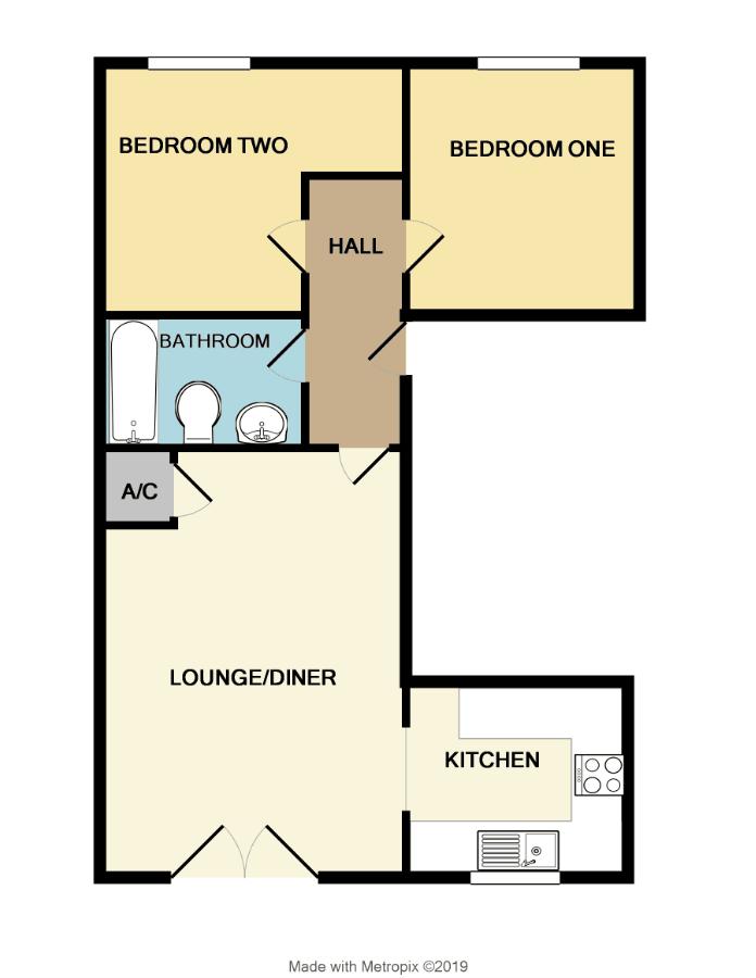 2 Bedrooms Flat to rent in Butlers Walk, St George, Bristol BS5