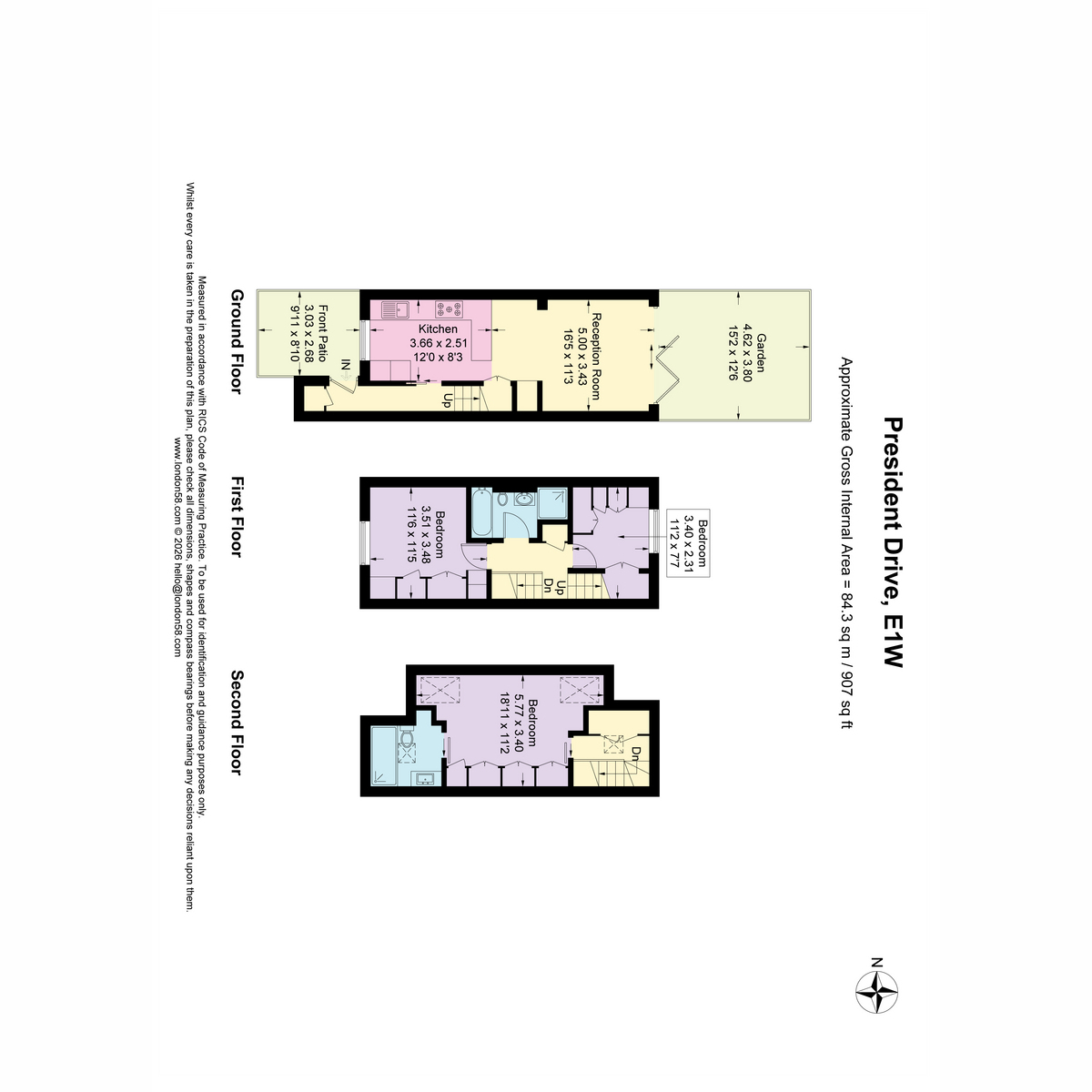 President Drive, London floorplan