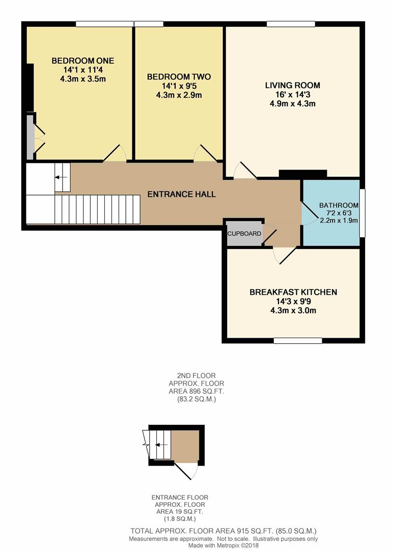 Lancaster Park Road, Harrogate HG2, 2 bedroom flat for sale 61710135