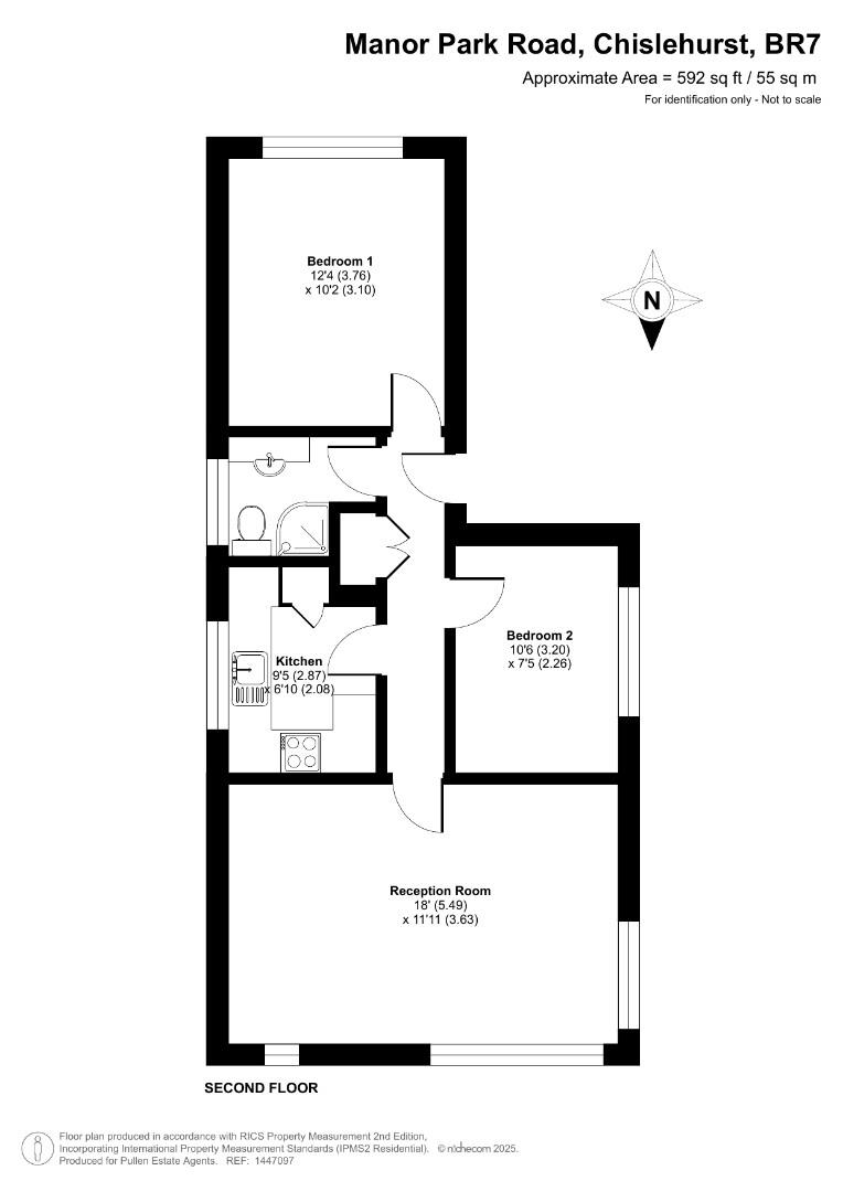 Flat 7, Patricia Court, Manor Park Road, Chislehurst floorplan