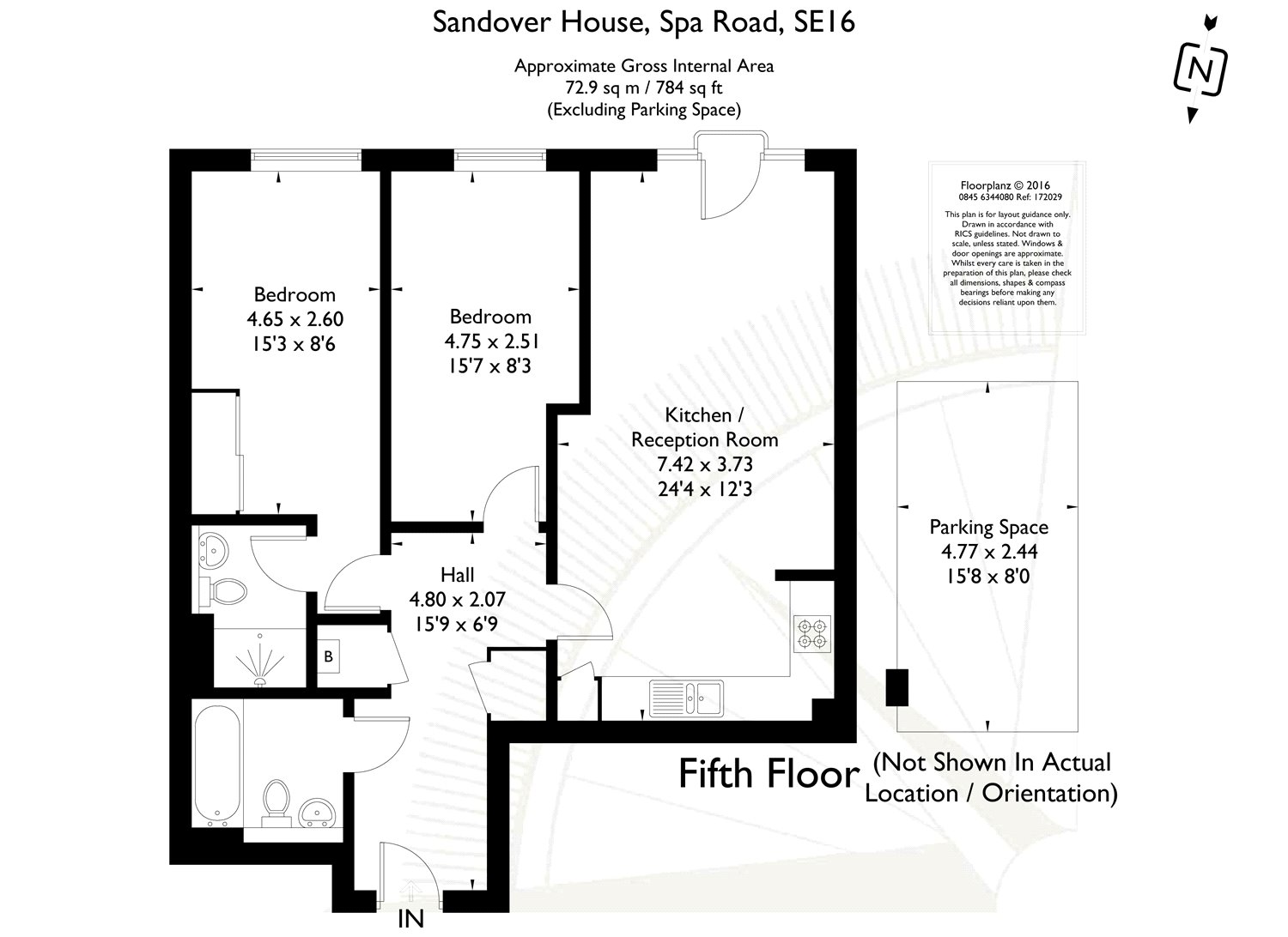 2 Bedrooms Flat for sale in Sandover House, 124 Spa Road, London SE16