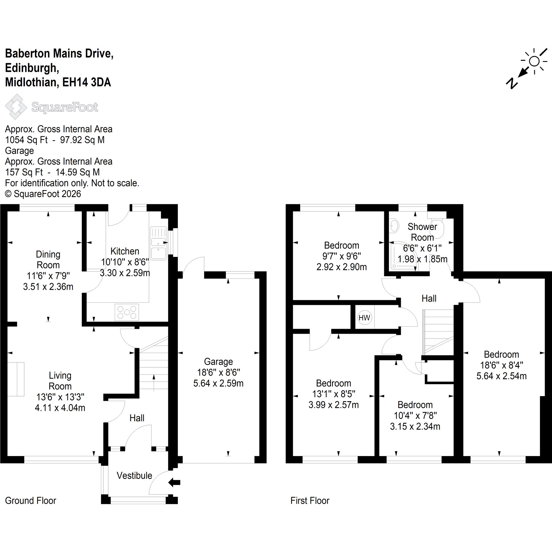 105 Baberton Mains Drive, Baberton Edinburgh floorplan