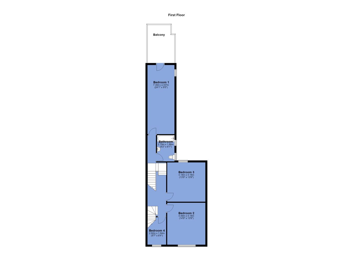 268, Rishton Lane, Bolton floorplan