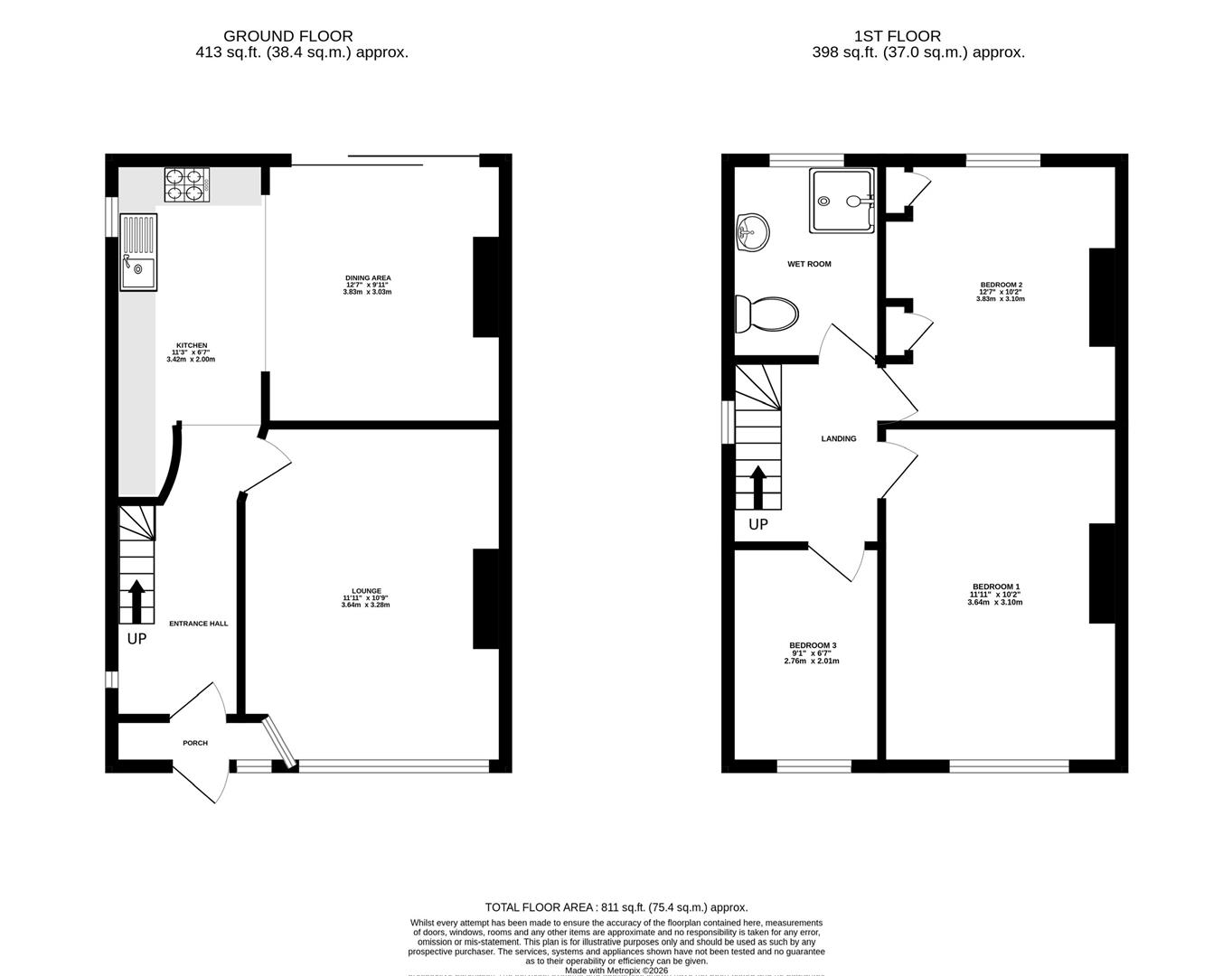 27, Middleton Avenue, Greenford floorplan