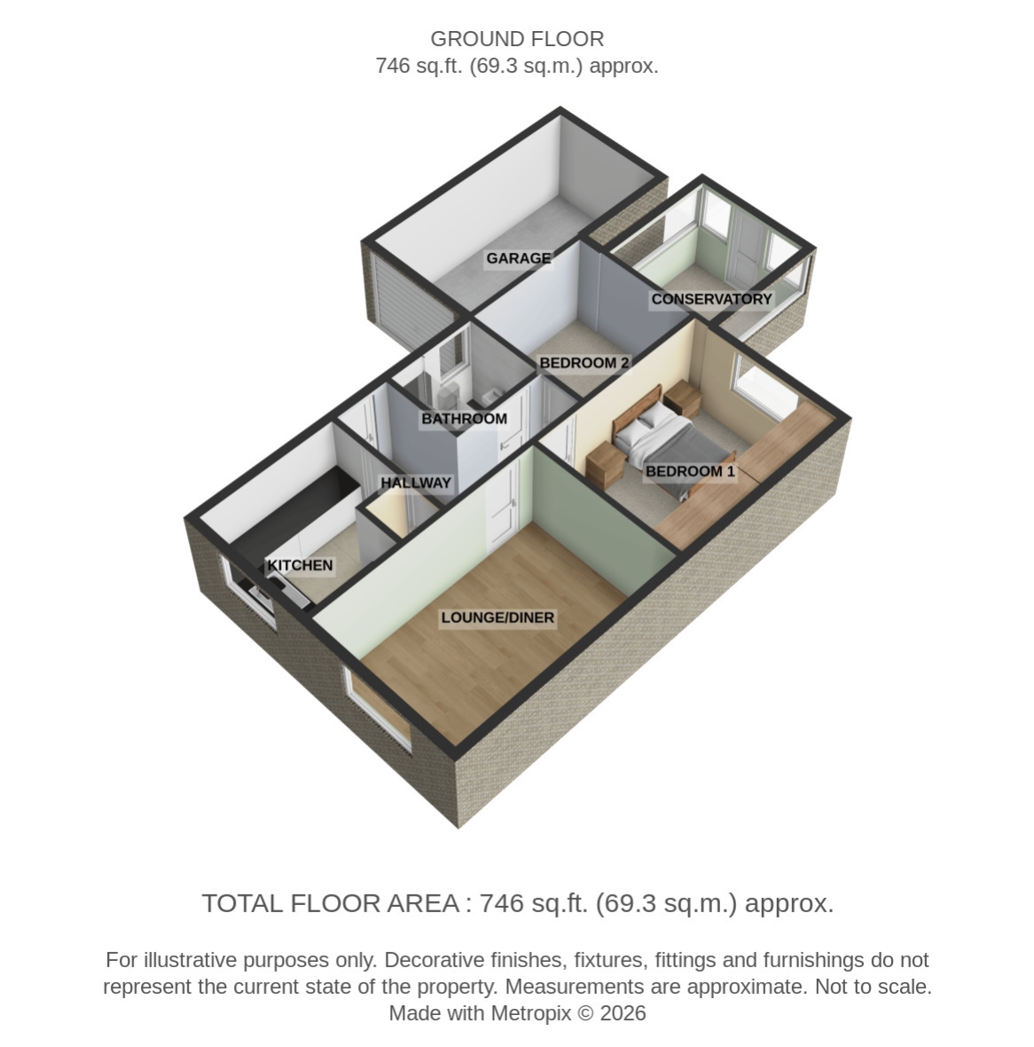 111, Westward Place, Bridgend floorplan