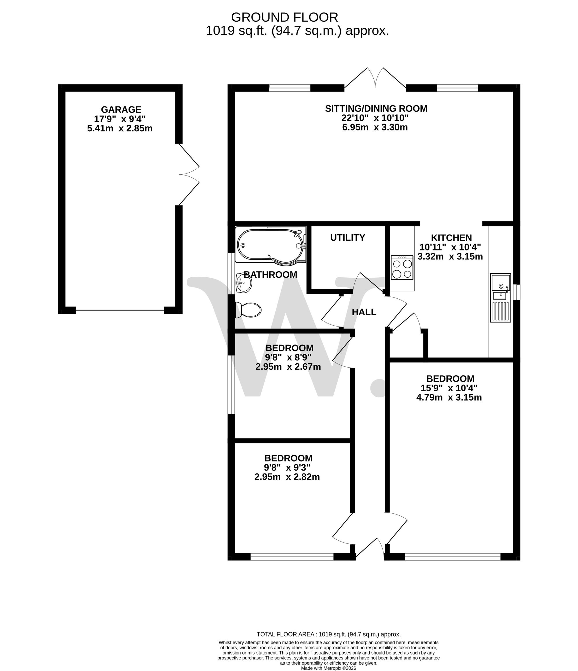 39 The Street, Norwich floorplan