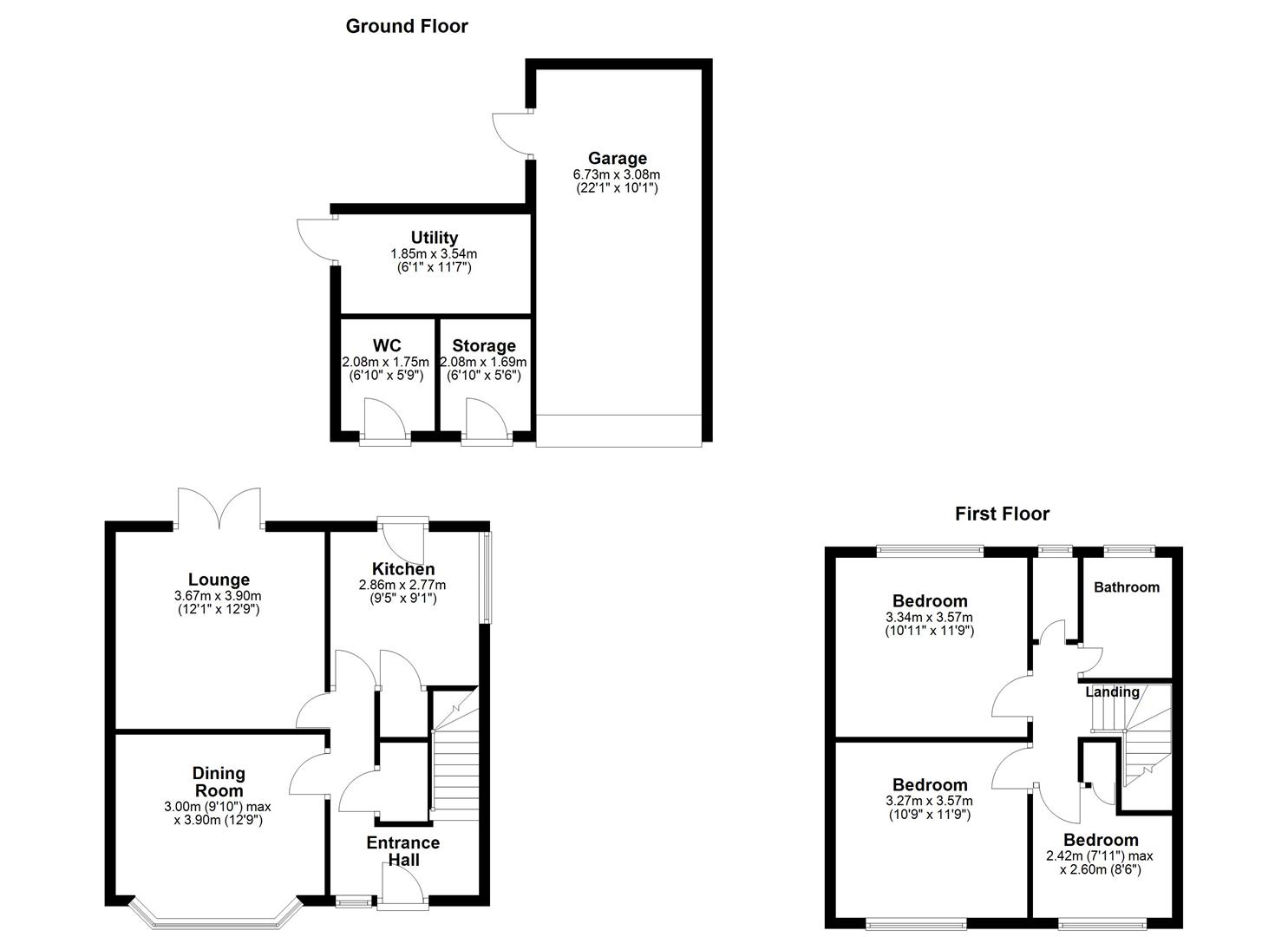 114, Andersons, Corringham floorplan