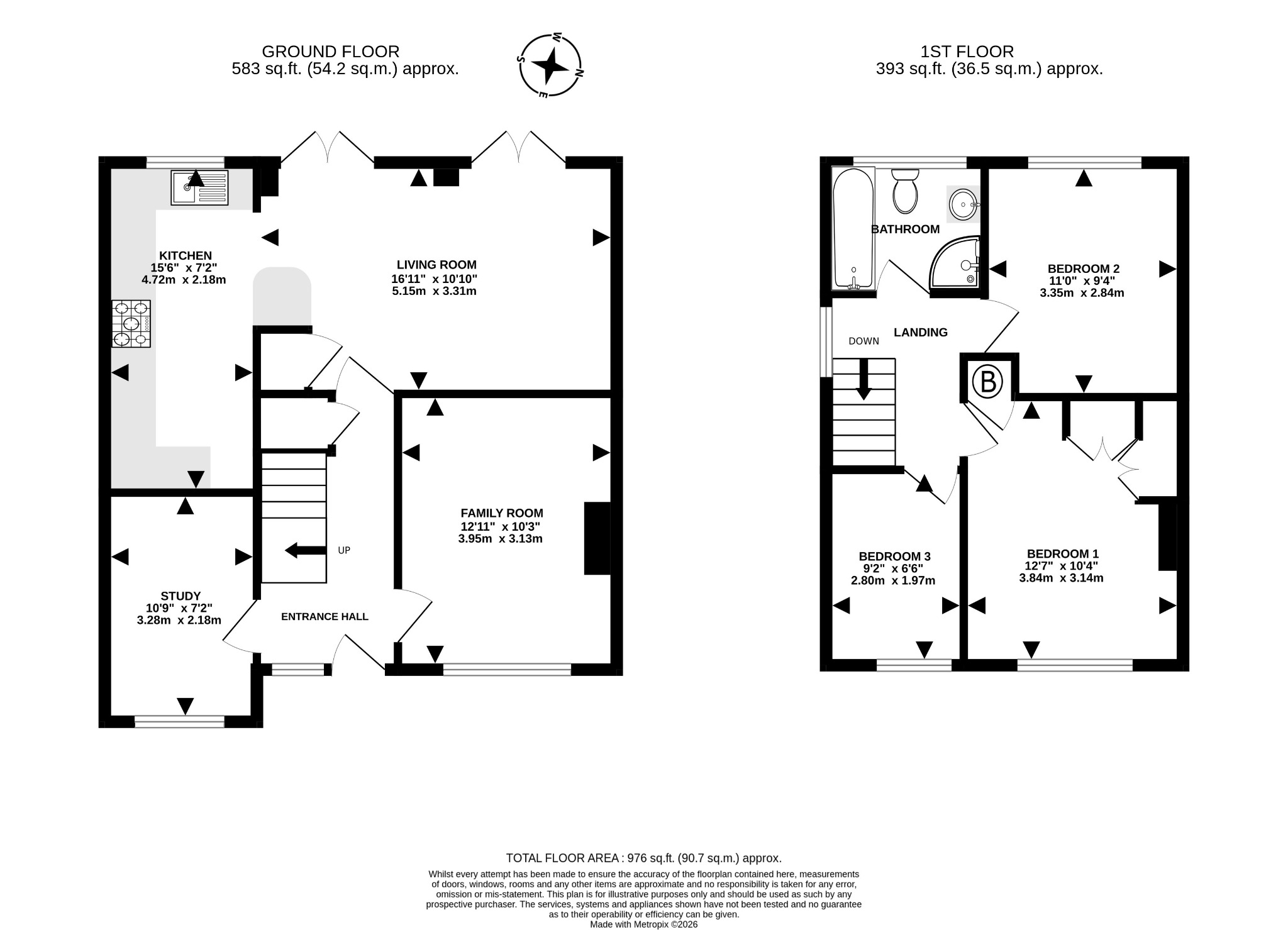 5 Freemantle Road, Bagshot floorplan