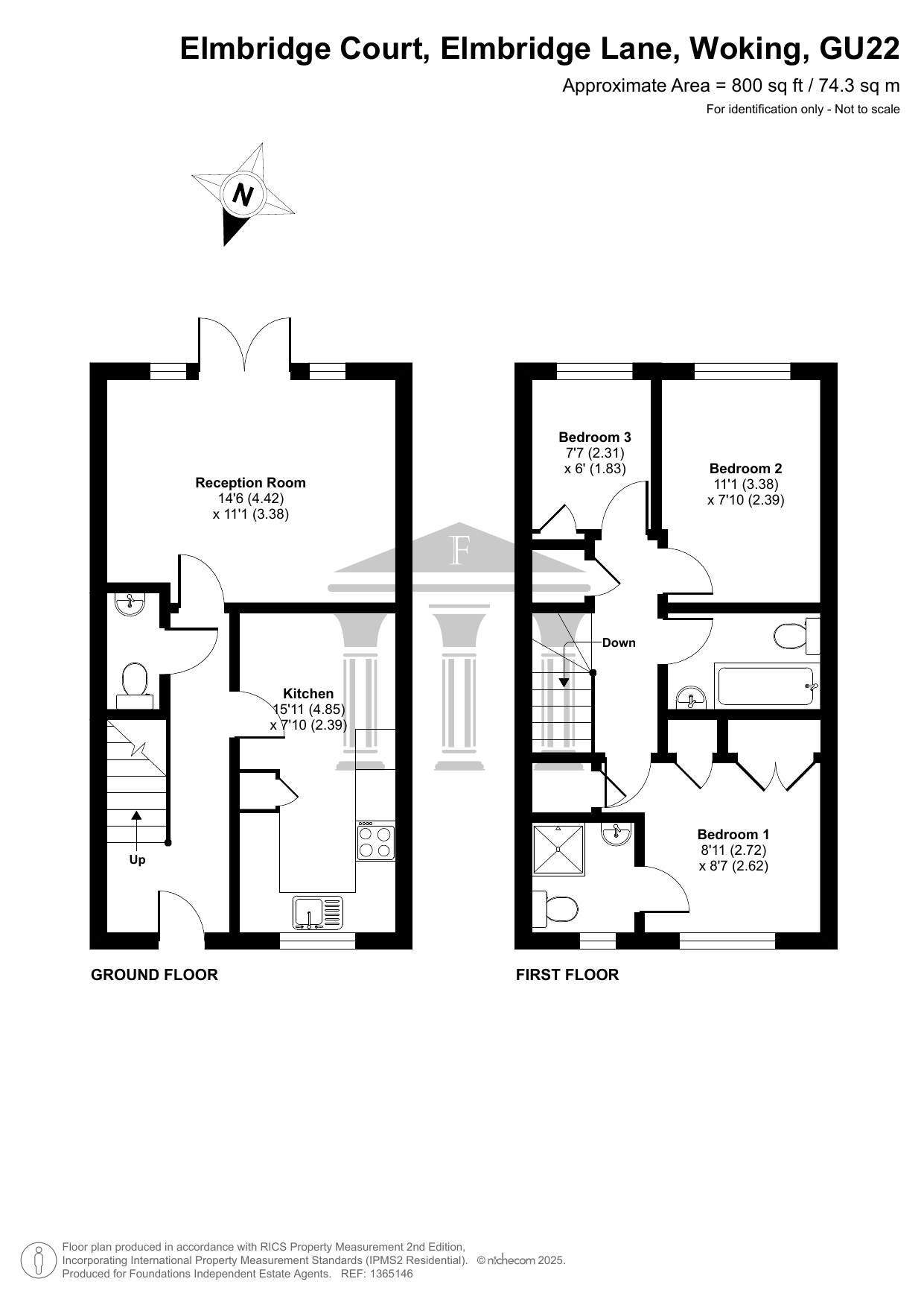 7 Elmbridge Court, 18 Elmbridge Lane, Woking floorplan
