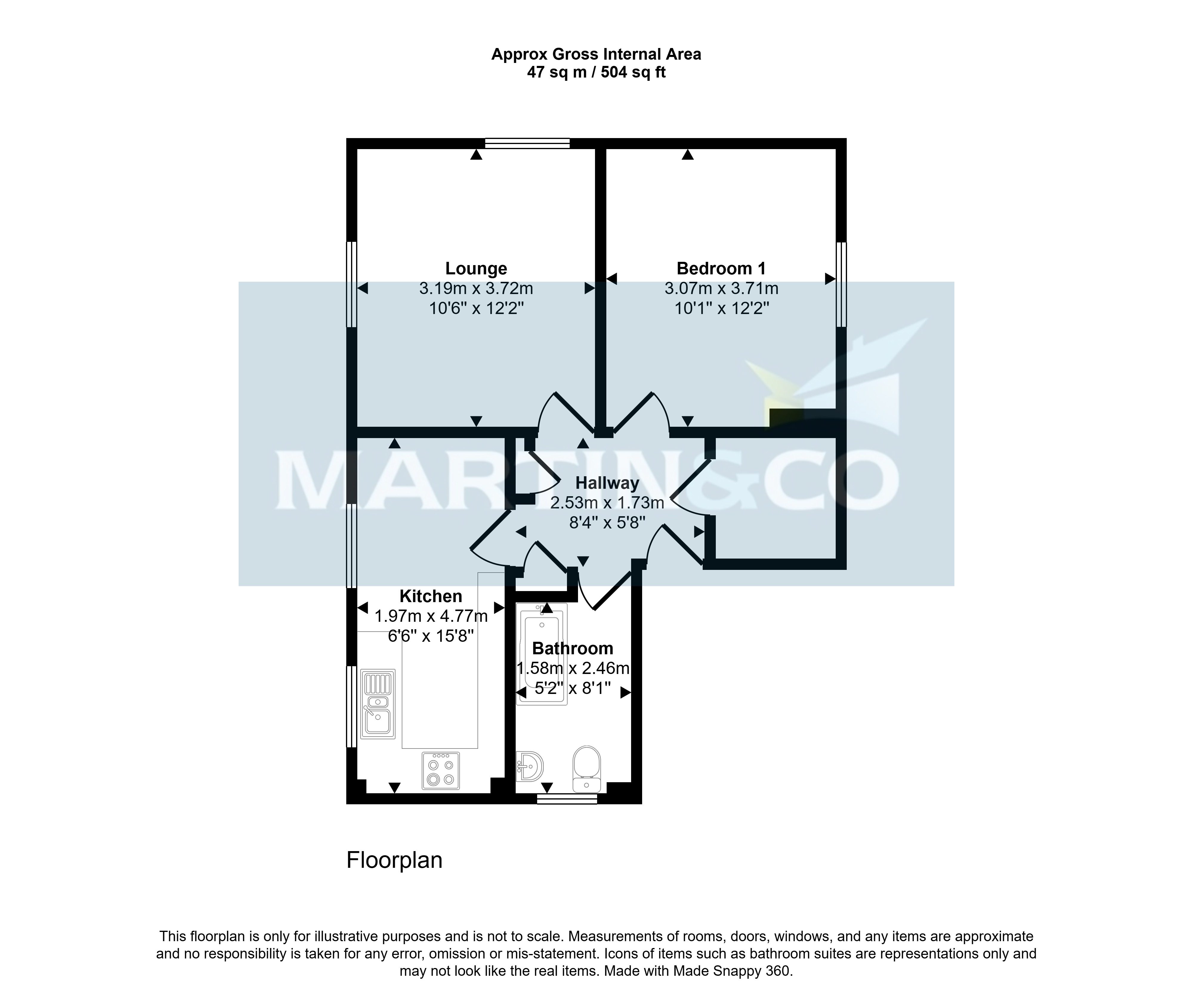 85, Knowlton Road, Poole floorplan