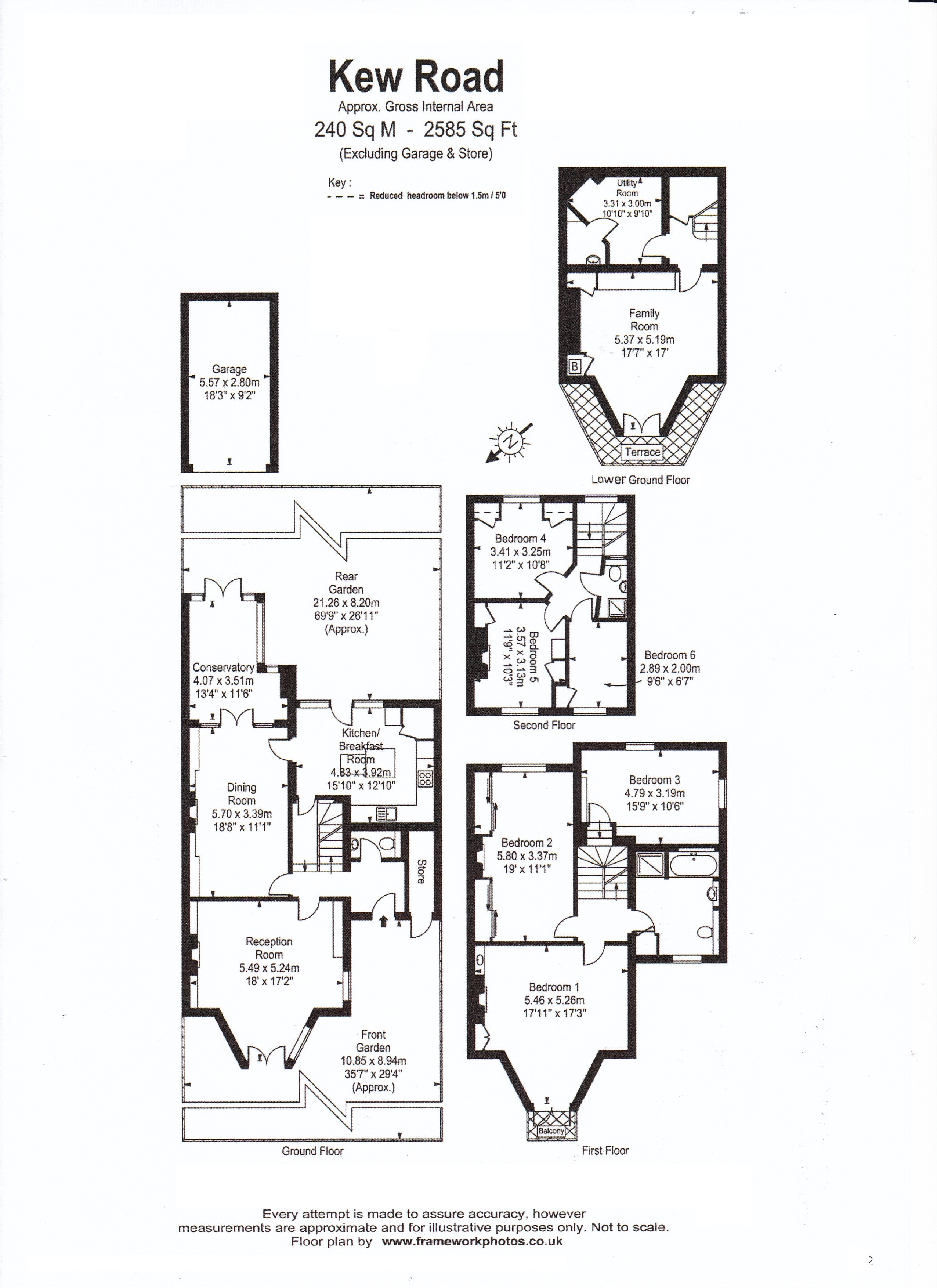 350, Kew Road, Surrey floorplan