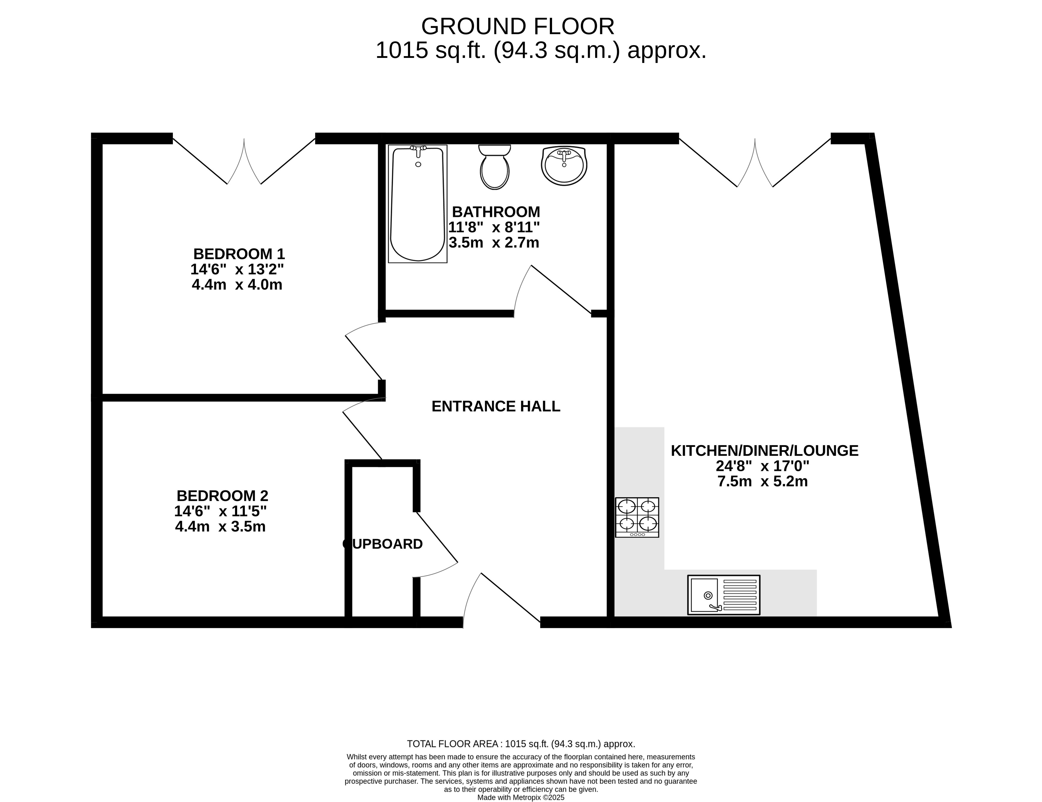 3.4, Marshalls Court, Gainsborough floorplan