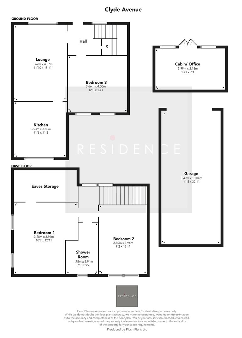 34, Clyde Avenue, Hamilton floorplan
