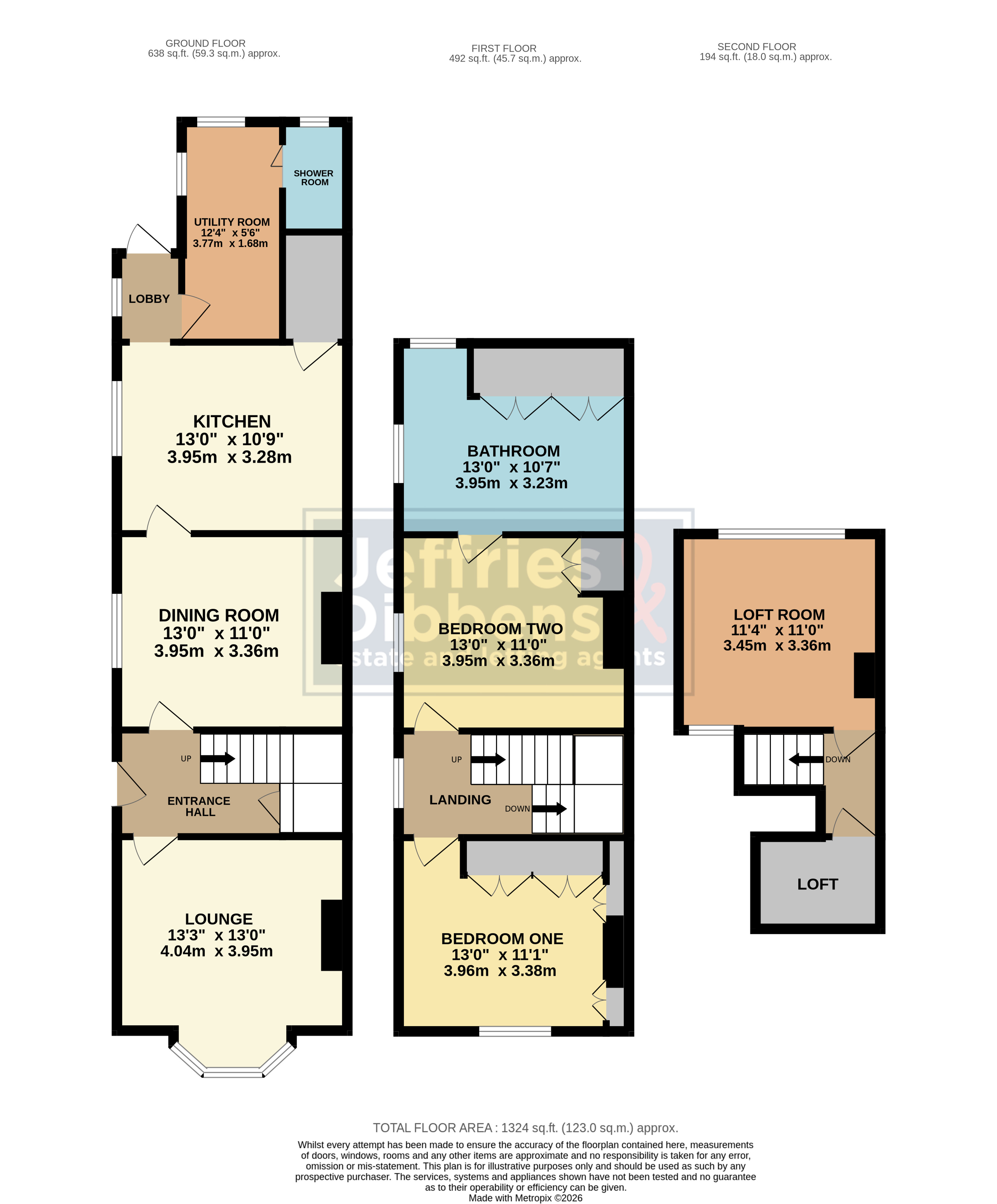 64, Lower Road, Havant floorplan