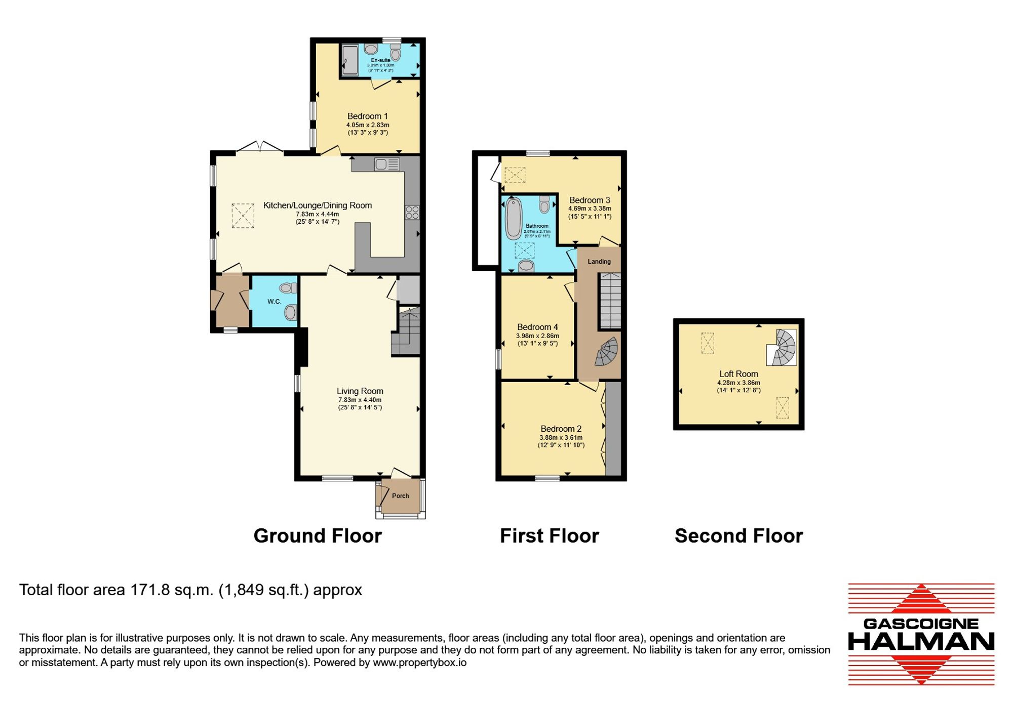 2 Tunnel End, Warrington floorplan