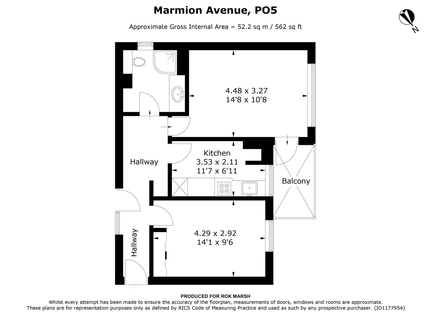 Marmion Avenue, Southsea floorplan