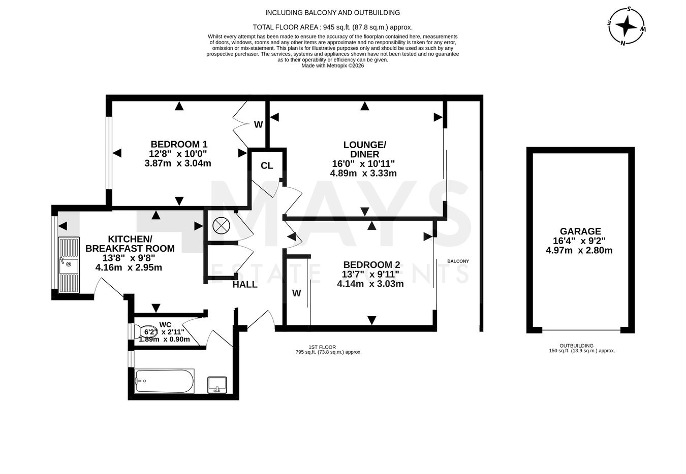 Flat 4, Dorset Lake Manor 155 Sandbanks Road, Whitecliff floorplan
