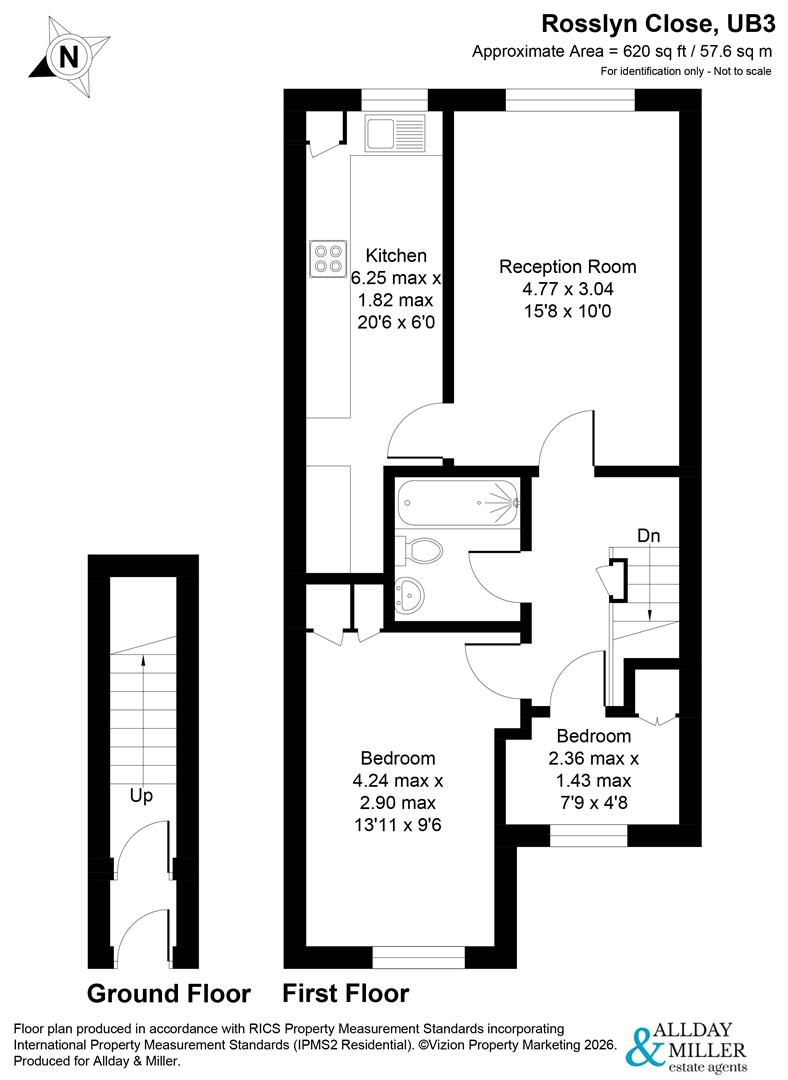 36, Rosslyn Close, Hayes floorplan