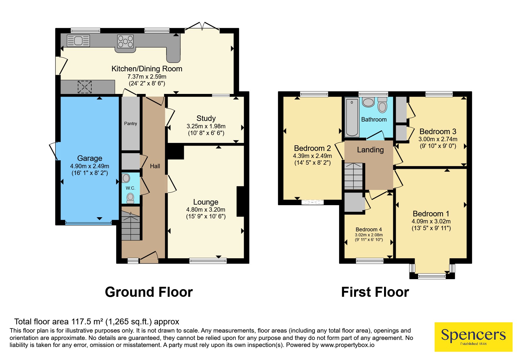 29, Herrick Way, Leicestershire floorplan