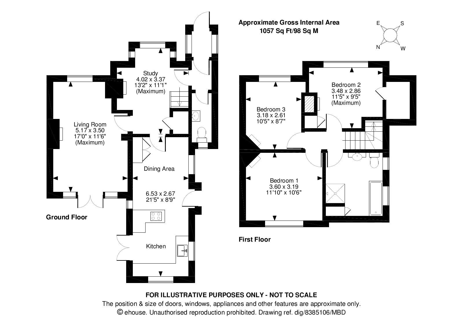 3 Bedrooms Detached house for sale in Mountside, Guildford GU2