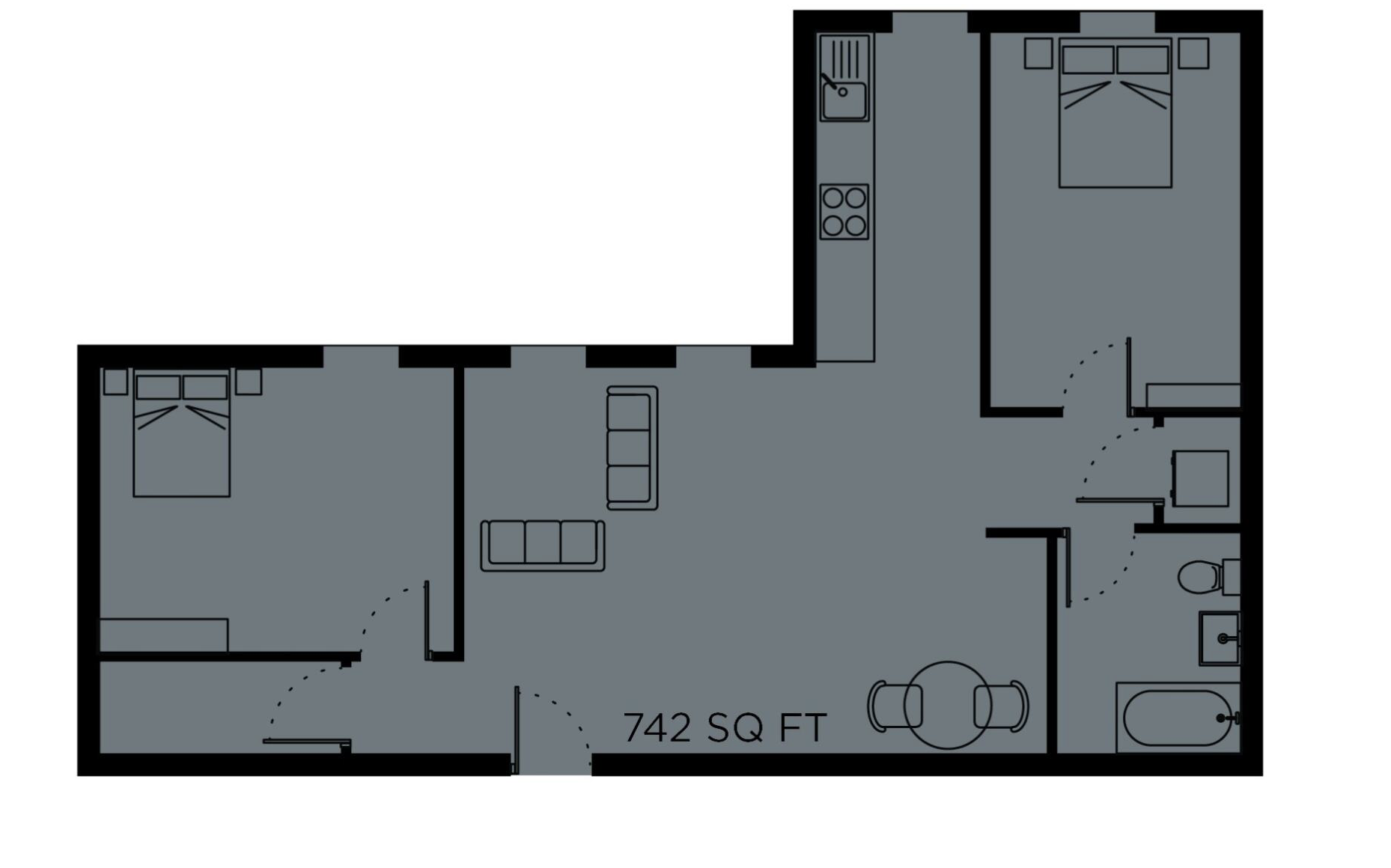 Rufus Court, Leeds floorplan