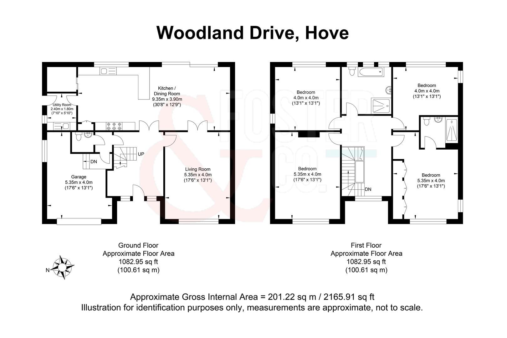 17, Woodland Drive, Hove floorplan
