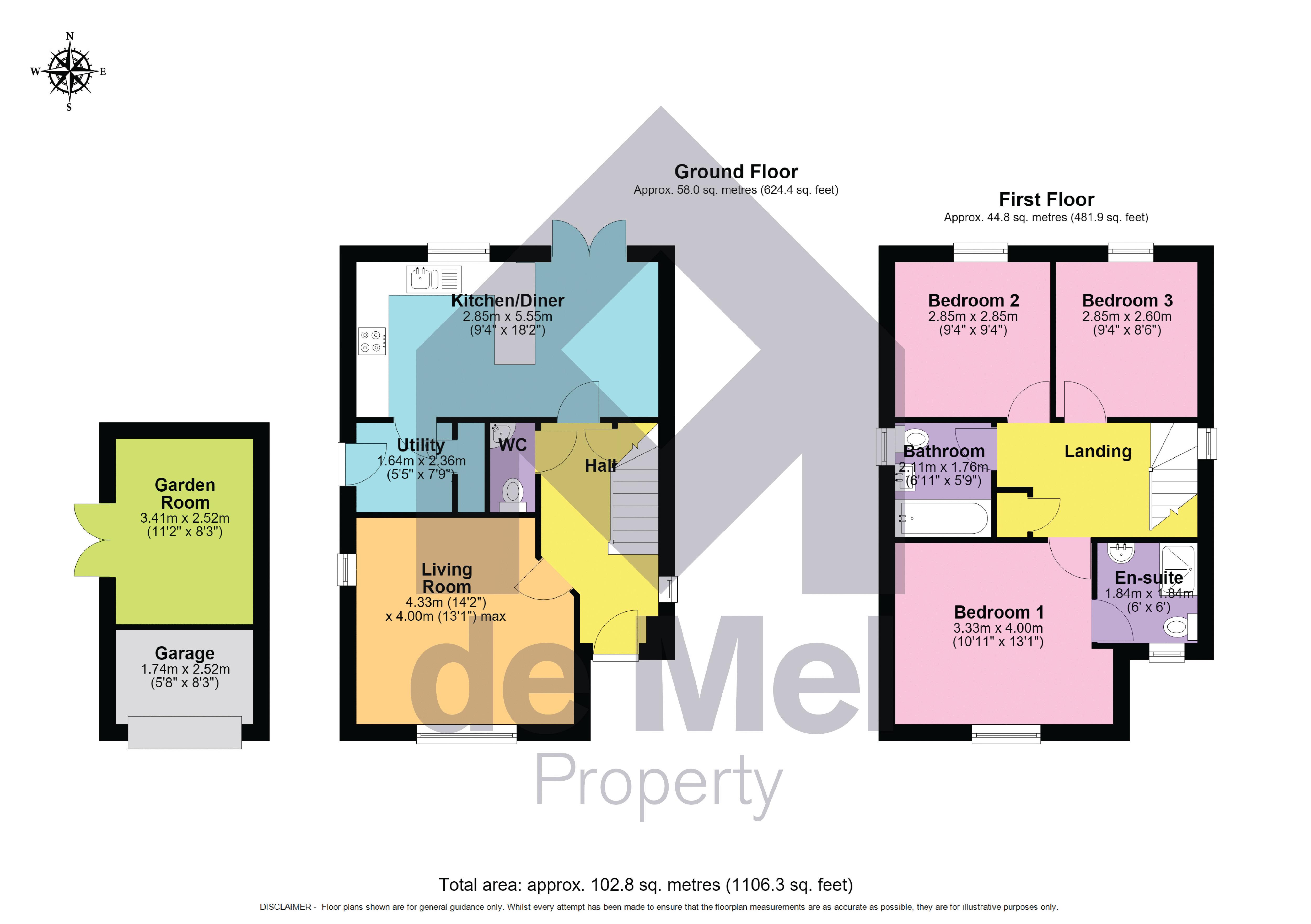 156, Sapphire Road, Cheltenham floorplan