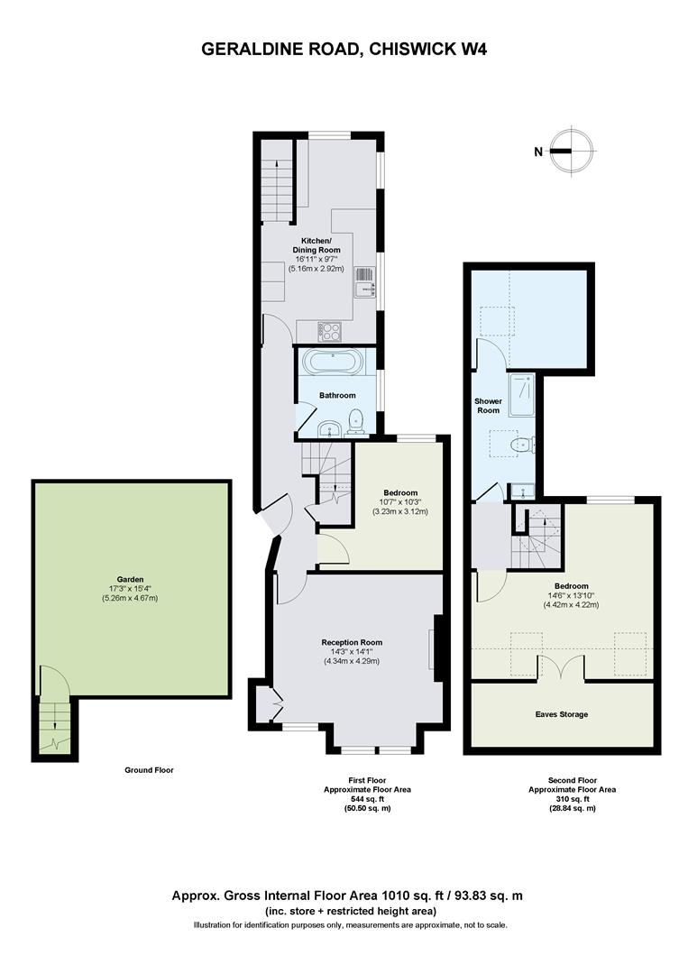 3b, Geraldine Road, Chiswick floorplan