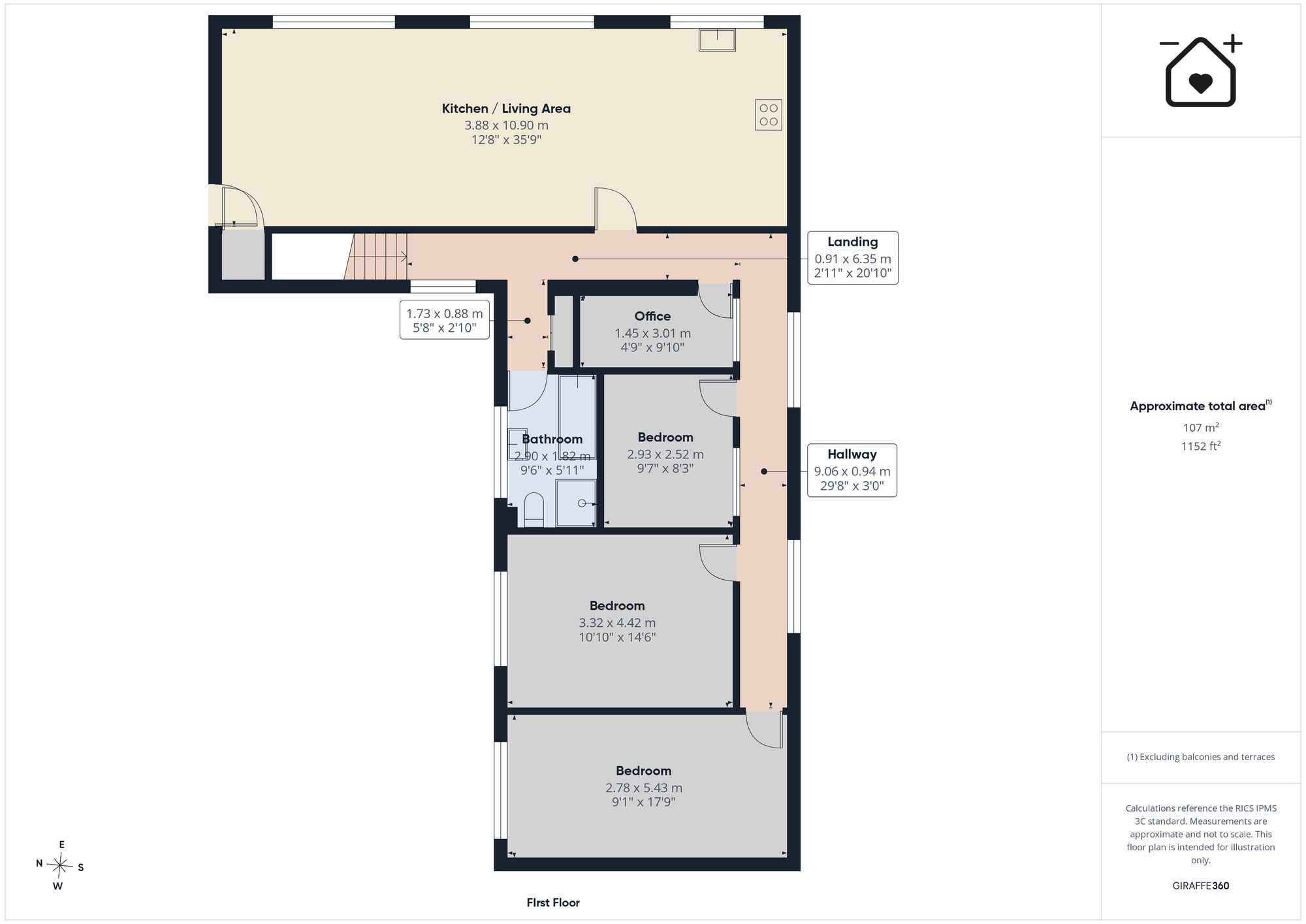 Flat 2, Northfield Court Northfield Road, Narberth floorplan