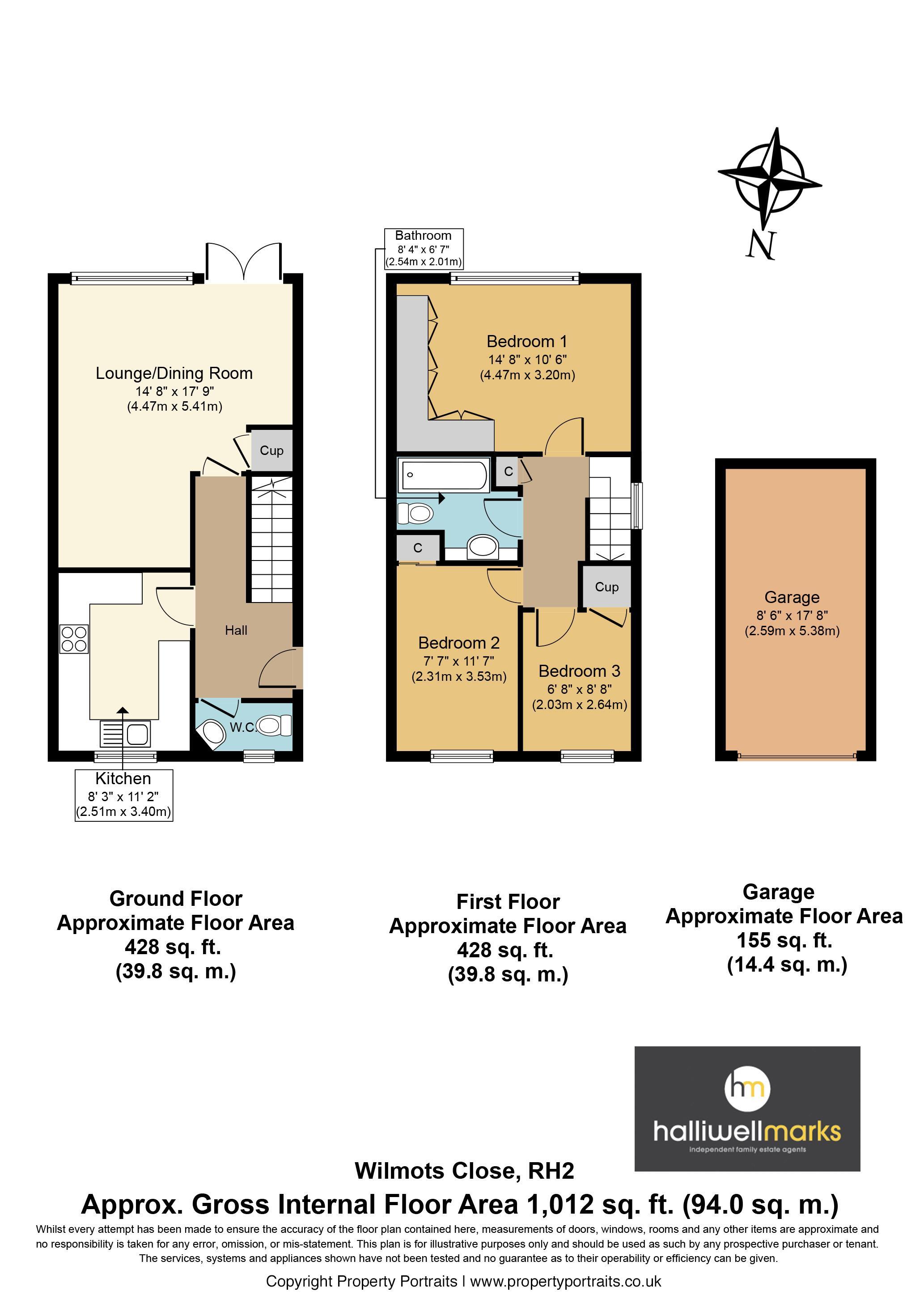 3 Bedrooms  for sale in Wilmots Close, Reigate RH2