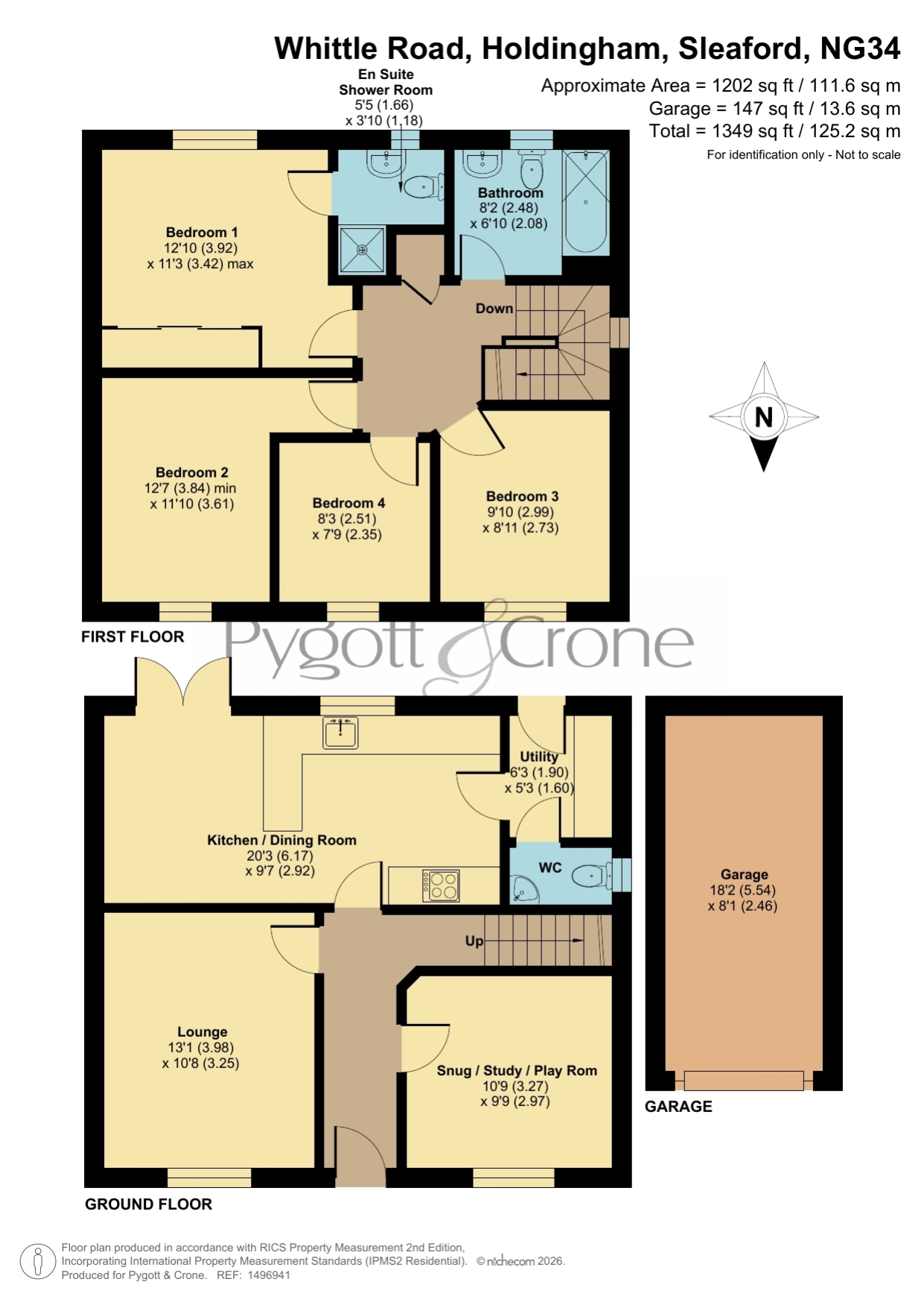 62, Whittle Road, Sleaford floorplan