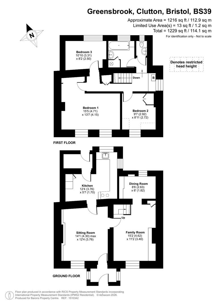 147, Greensbrook, Bristol floorplan