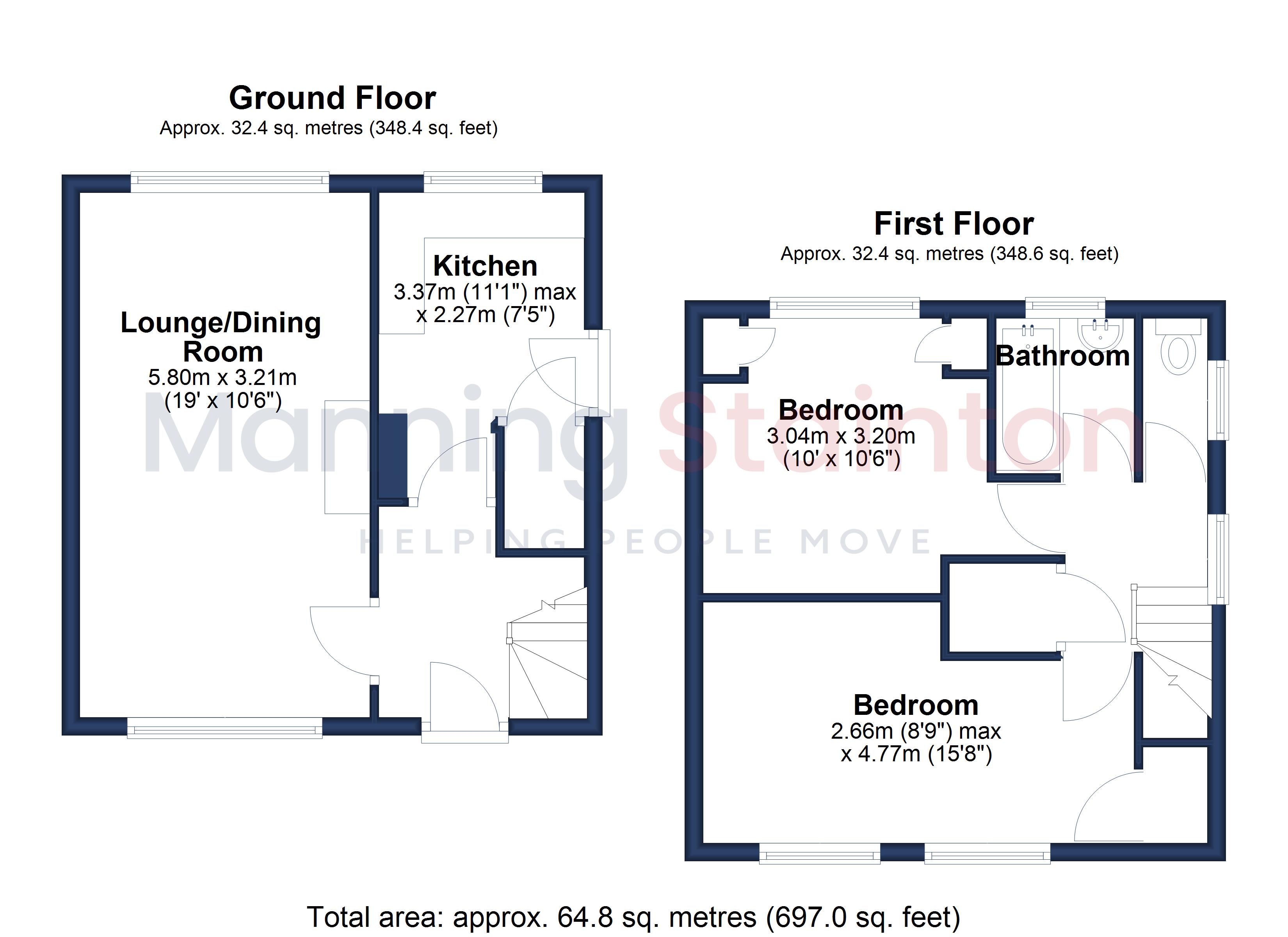 65, Lincombe Drive, Leeds floorplan