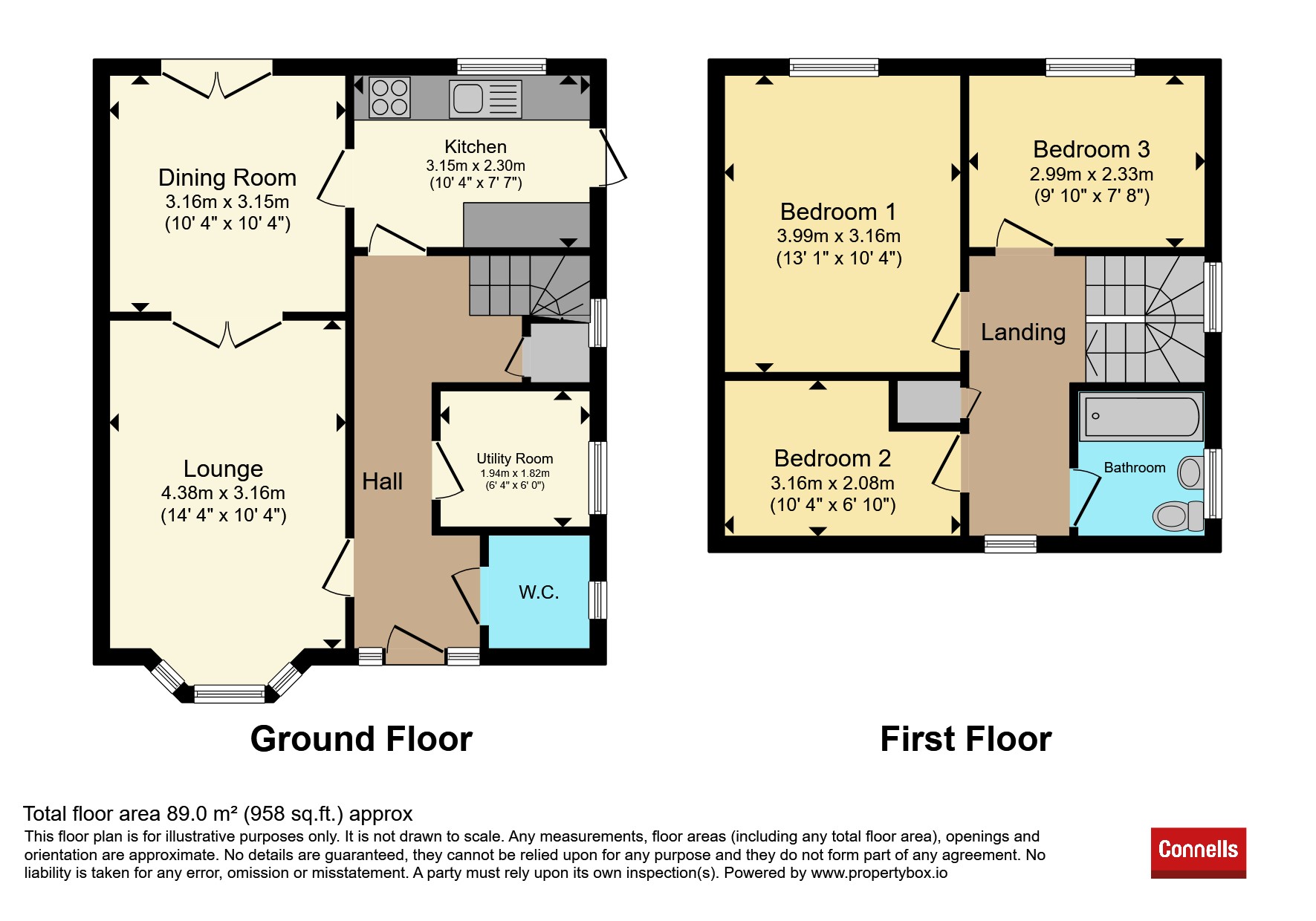 1, Robin Hill, Bedford floorplan