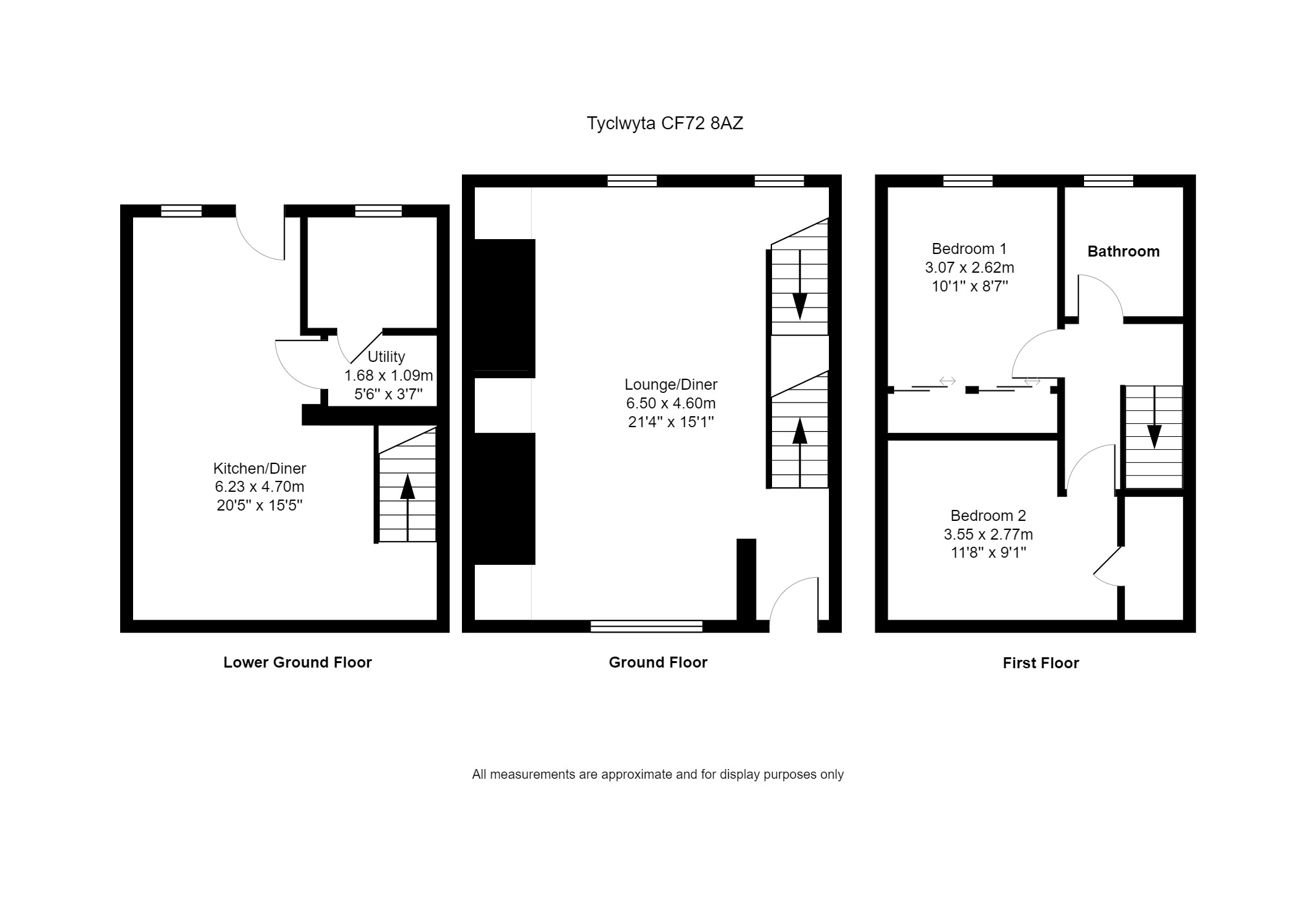 2 Ty Clwyta Cottage, Main Road, Llantrisant floorplan